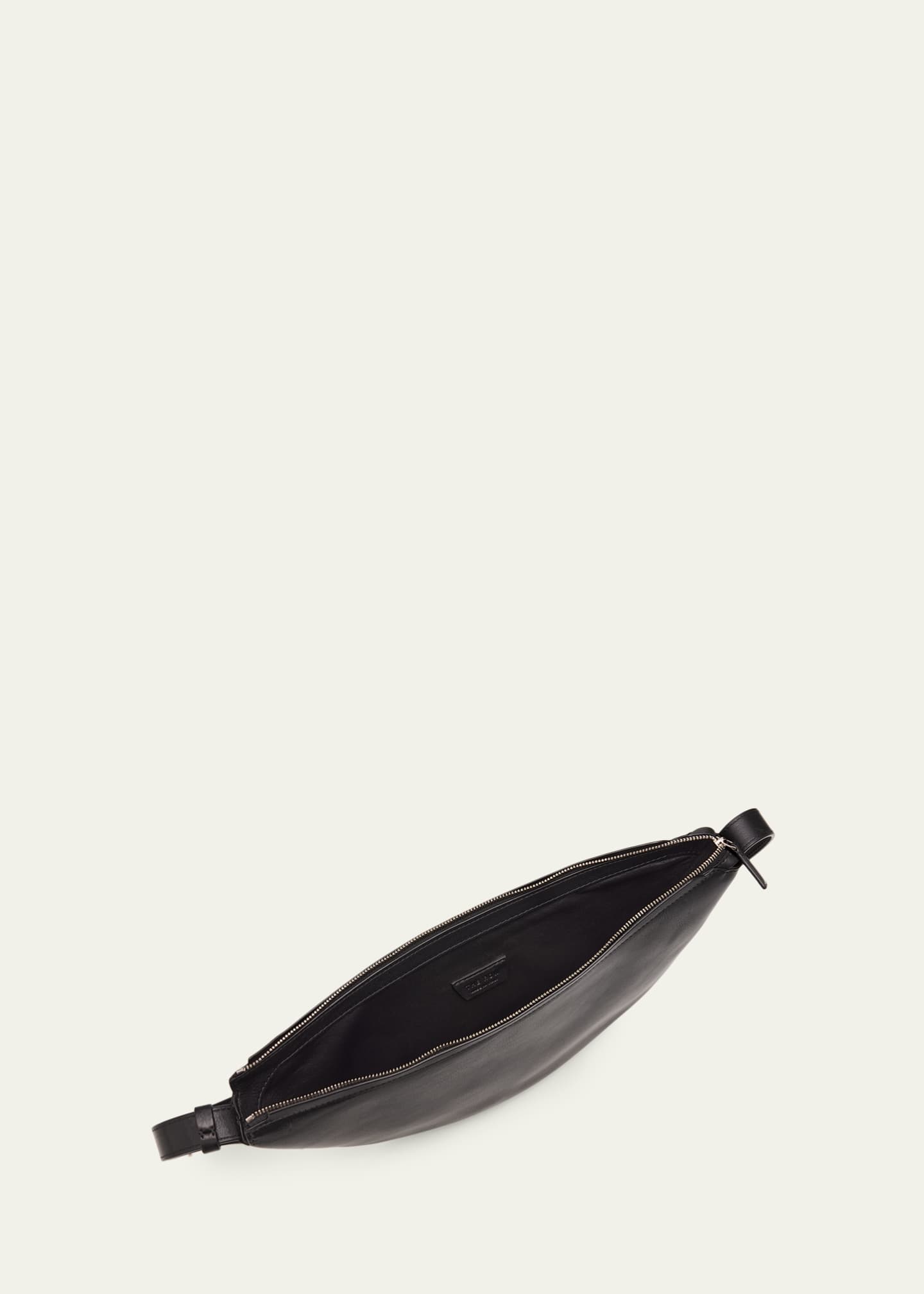 Jouvette Crescent Shoulder Bag in Leather