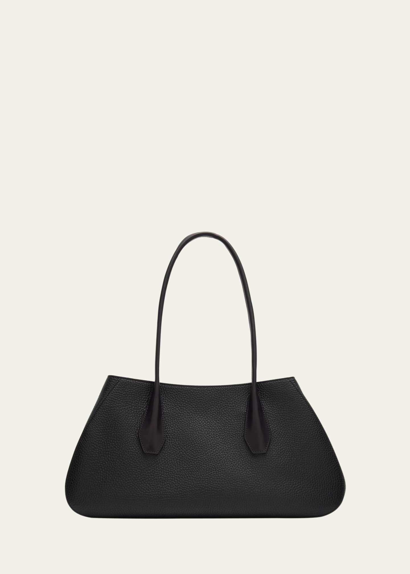 THE ROW Alger Geometric Shoulder Bag in Leather - Bergdorf Goodman