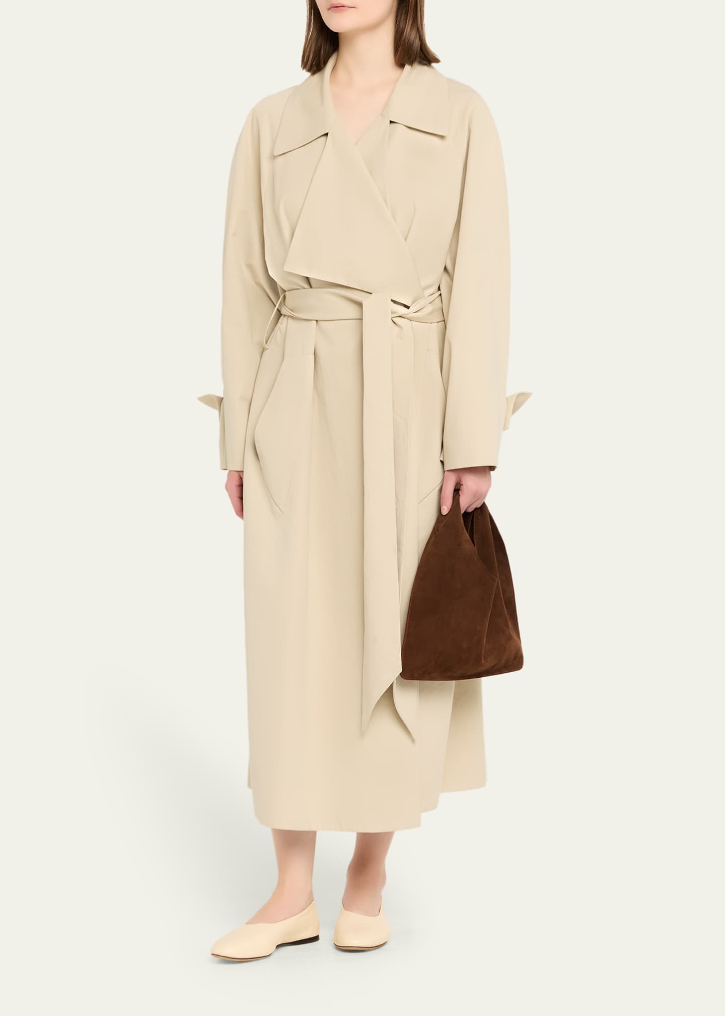 Bindle Small Shoulder Bag in Suede