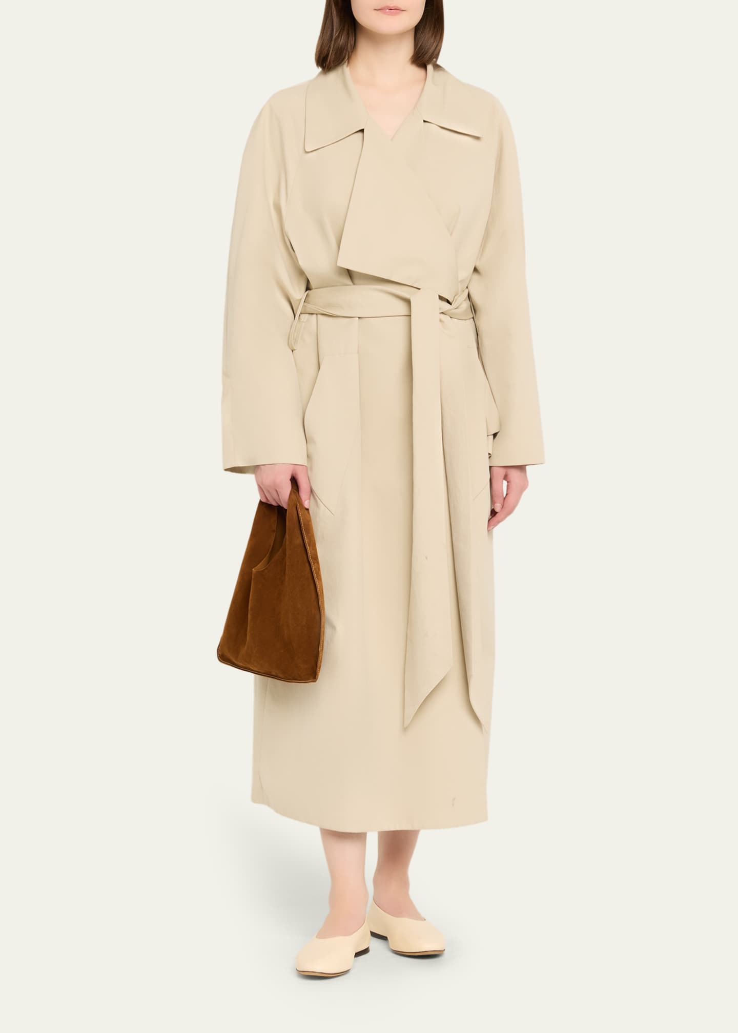 Bindle Small Shoulder Bag in Suede