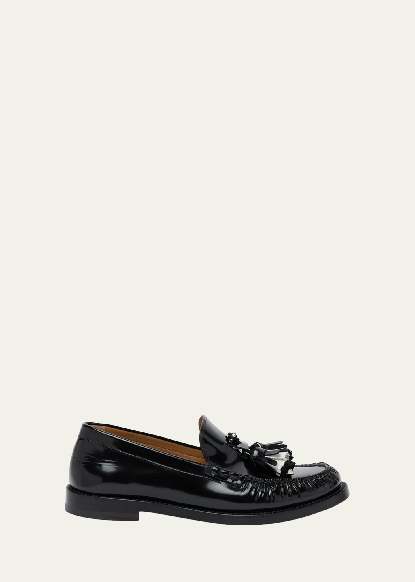 Christian Louboutin Men's Orlando Leather Tassel Penny Loafers