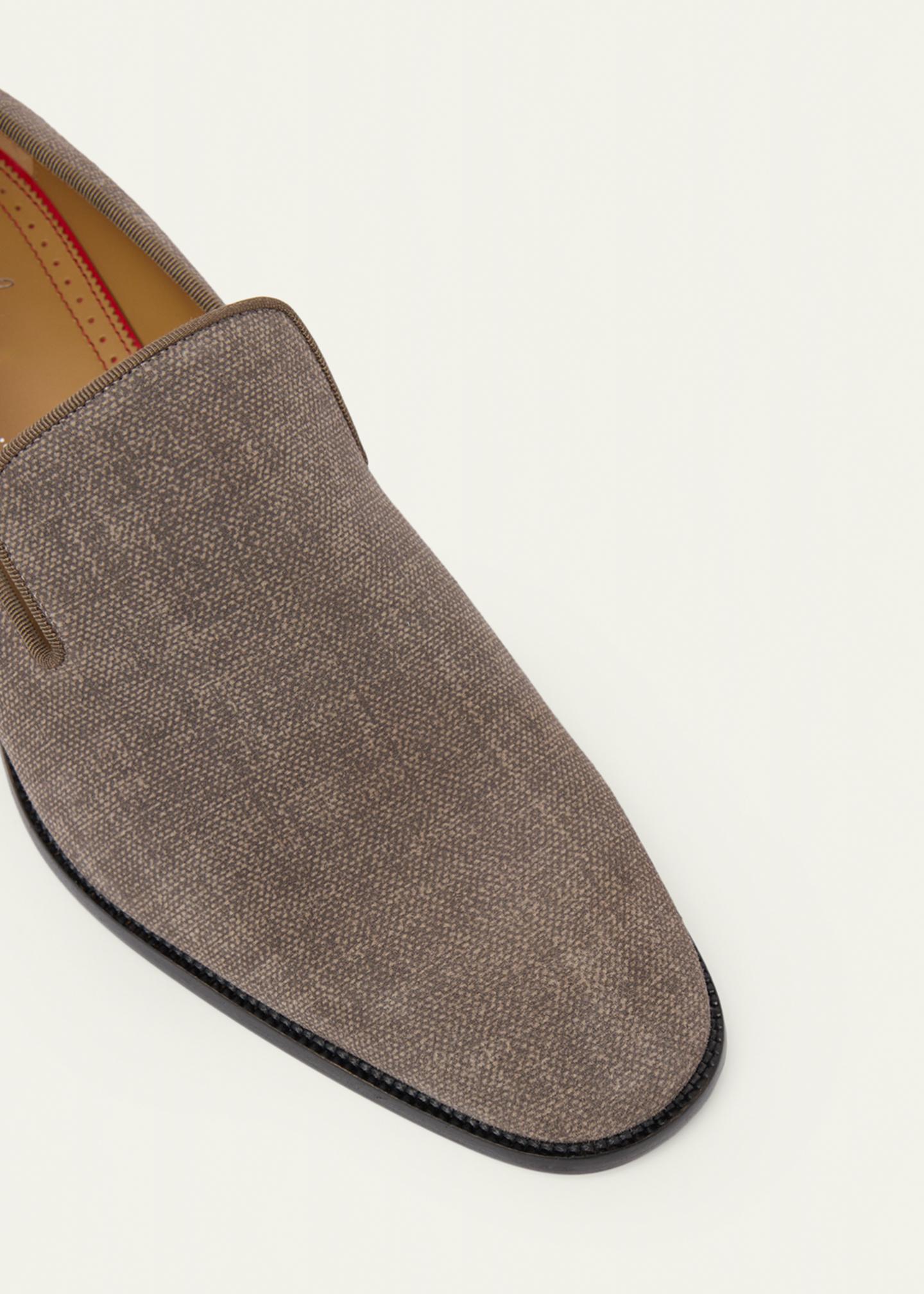 Christian Louboutin Danny Flex Leather Loafers in Brown Size 42 US 9 - $1120 Christian Louboutin Men main image 3