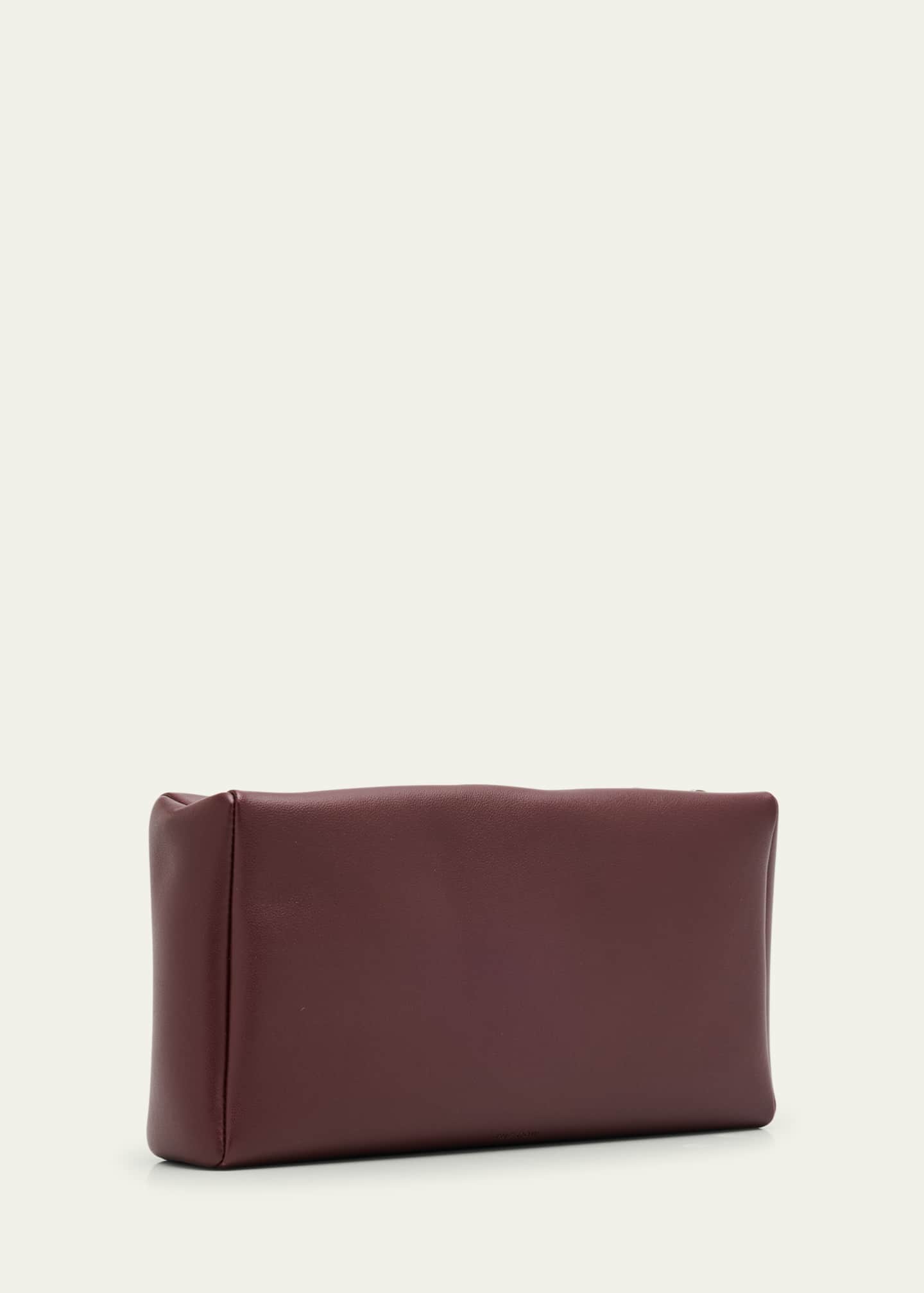 Compact Clutch Bag in Nappa Leather