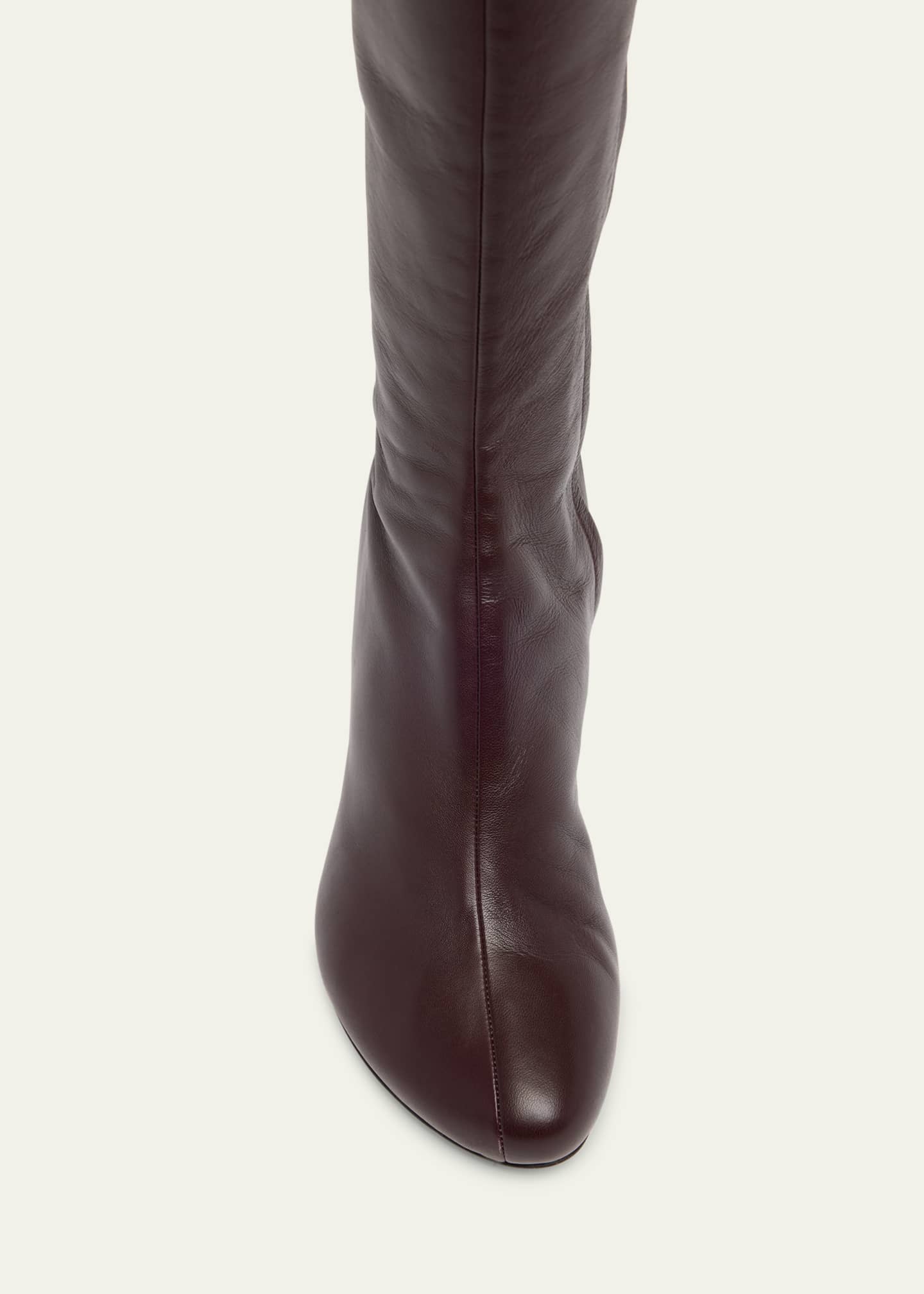 Bottega Veneta Lagoon Nappa Leather Knee-High Boots - Bergdorf Goodman