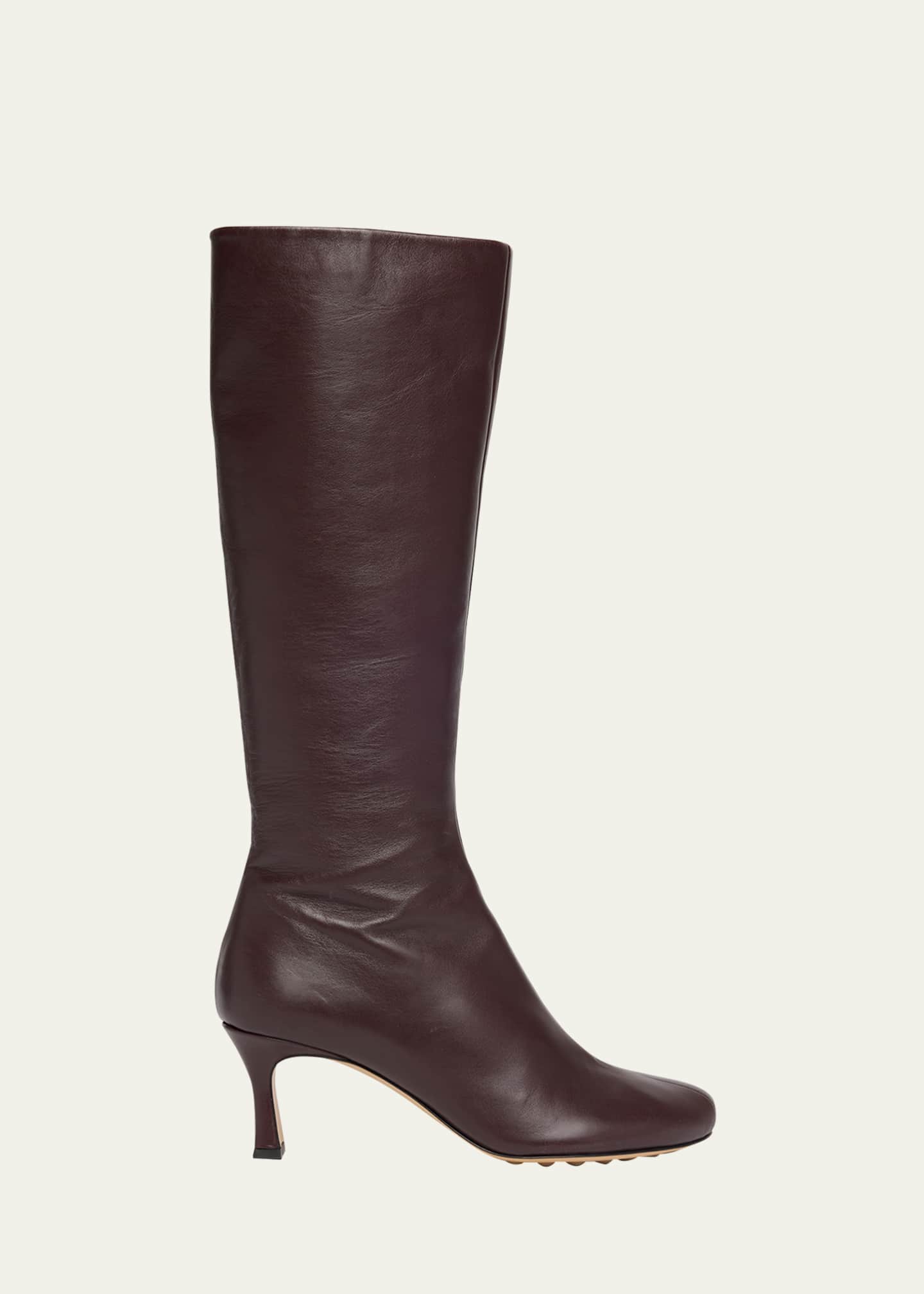 Bottega Veneta Lagoon Nappa Leather Knee-High Boots - Bergdorf Goodman