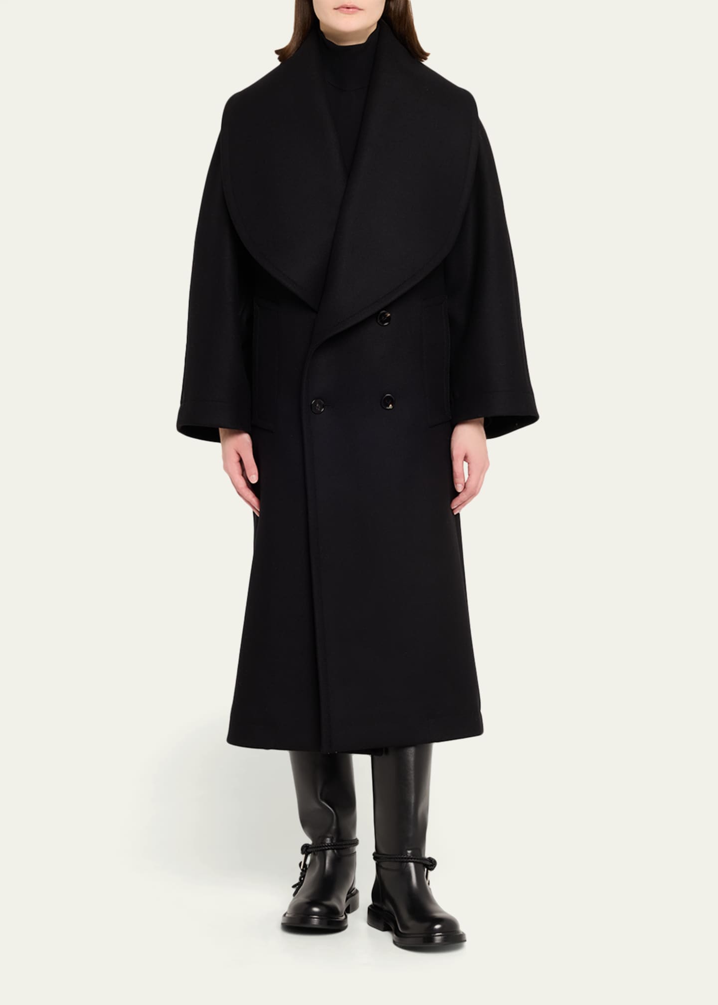 Bottega Veneta James Leather Knee-High Riding Boots - Bergdorf Goodman