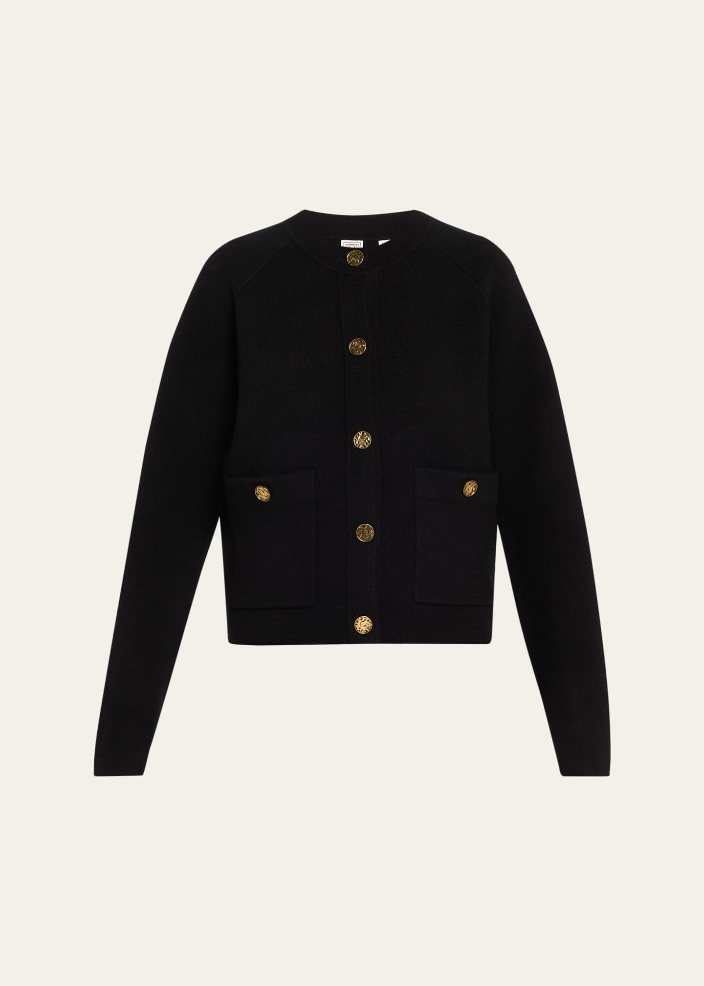 Hammered Button Cardigan