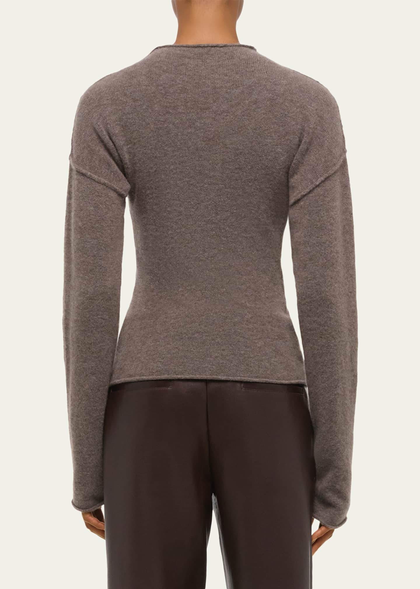 Helmut Lang Slouchy Crewneck Twist Sweater - Bergdorf Goodman