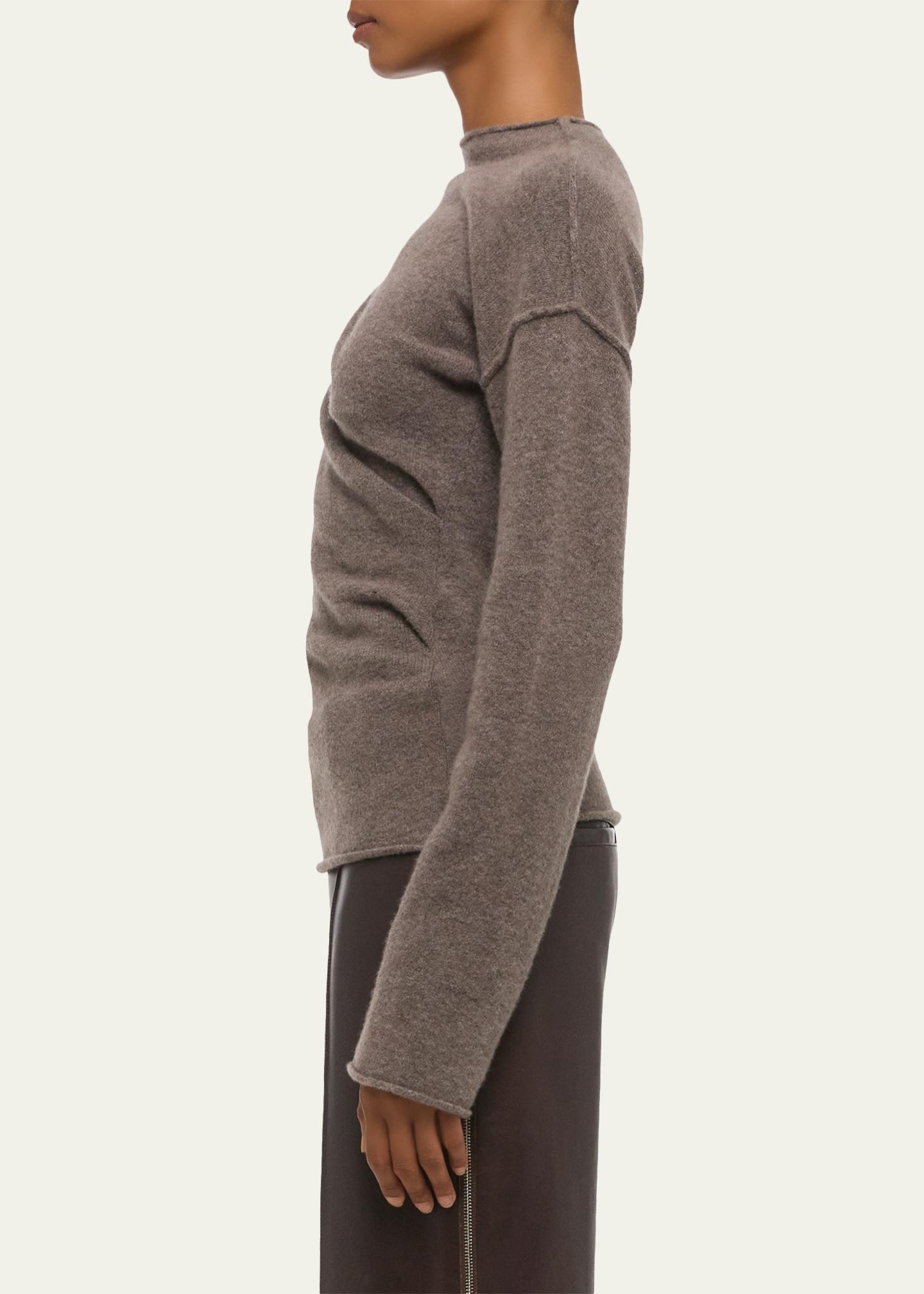 Helmut Lang Slouchy Crewneck Twist Sweater - Bergdorf Goodman