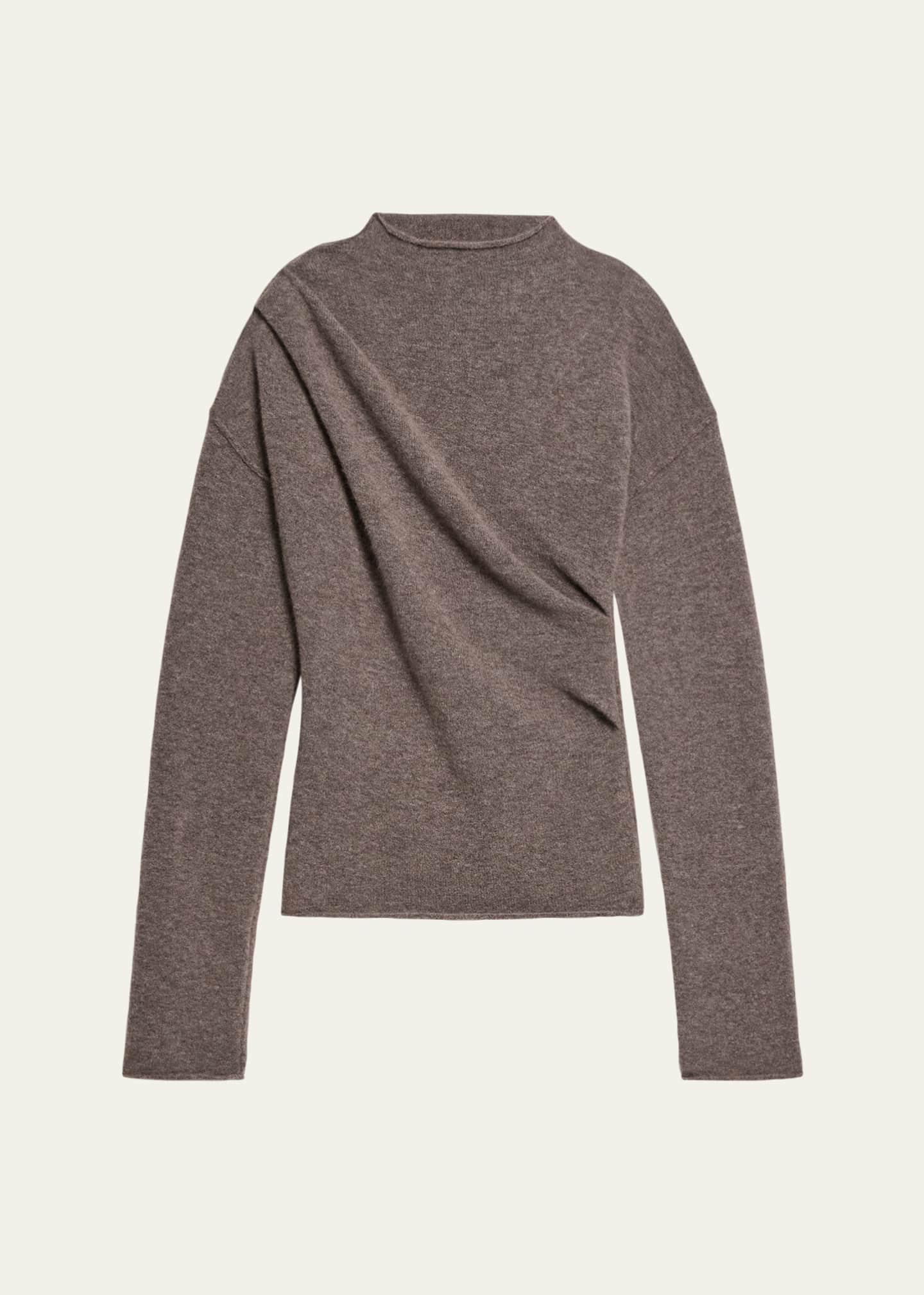 Helmut Lang Slouchy Crewneck Twist Sweater - Bergdorf Goodman