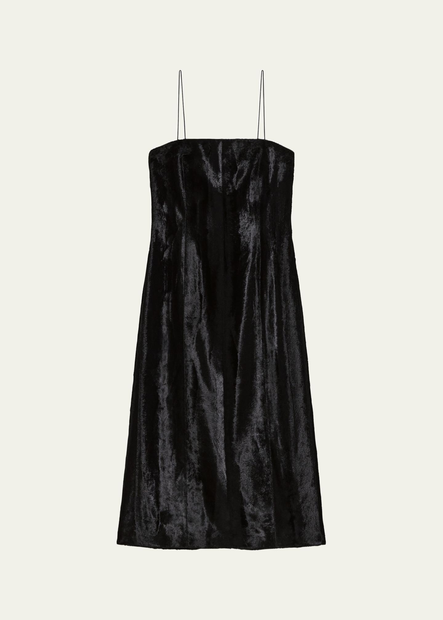 Helmut Lang Sleeveless Faux Pony Midi Dress - Bergdorf Goodman