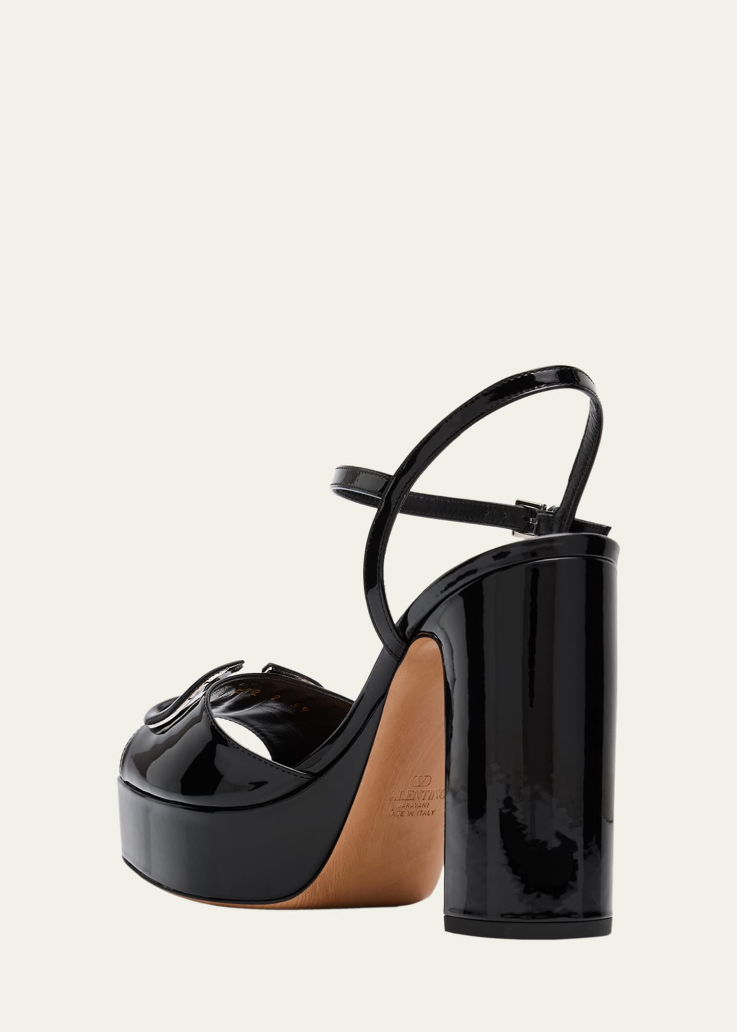 Valentino Garavani 115mm VLogo Signature Patent Leather Platform