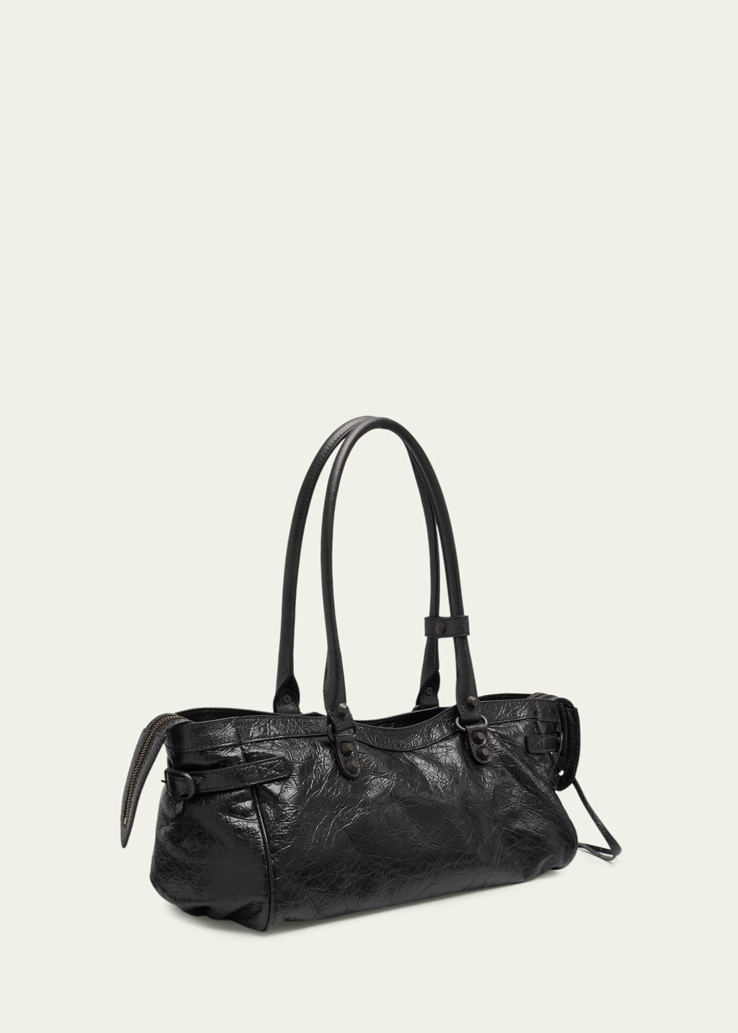 Balenciaga Le City East-West Shoulder Bag in Leather - Bergdorf
