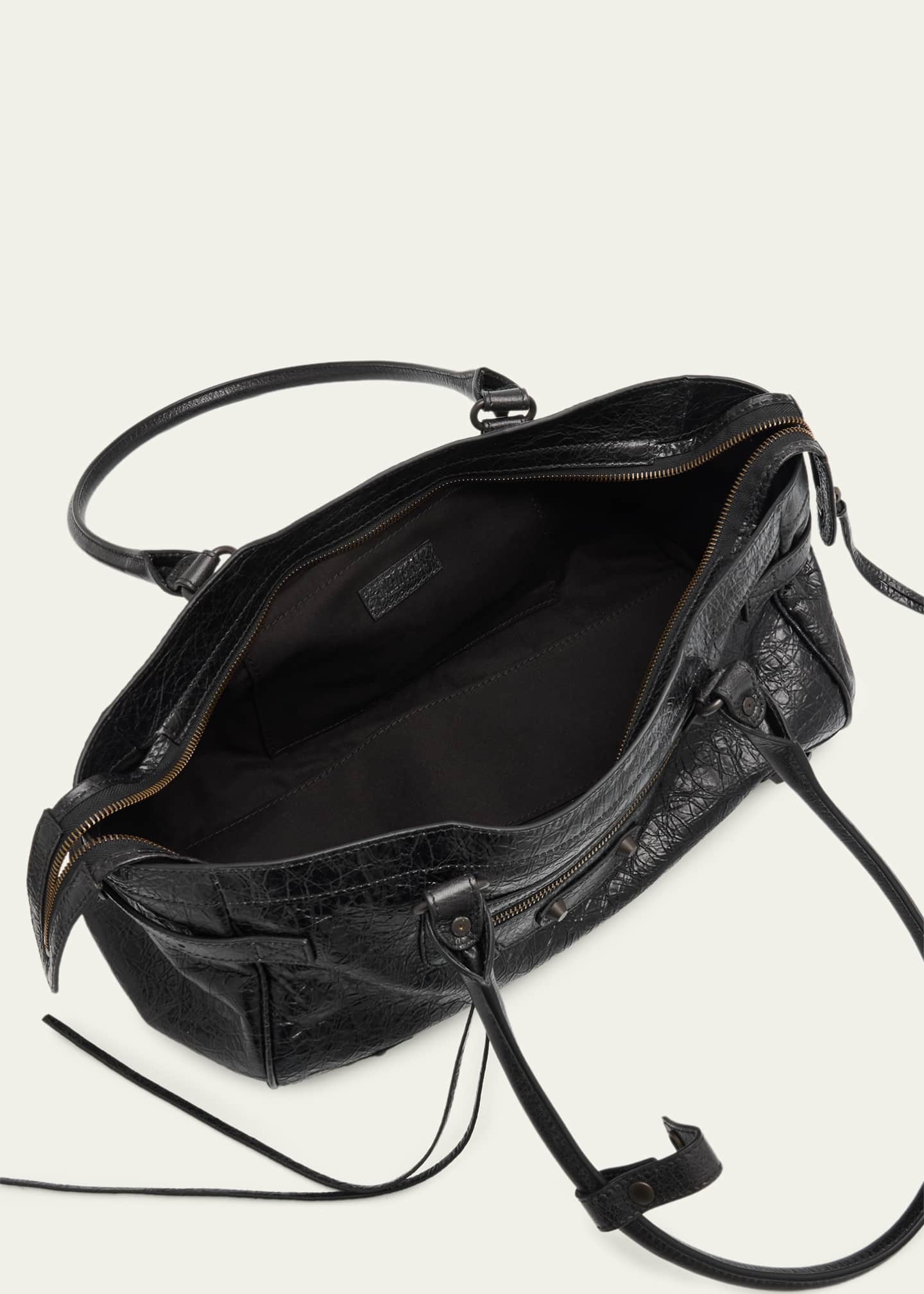 Balenciaga Le City East-West Shoulder Bag in Leather - Bergdorf