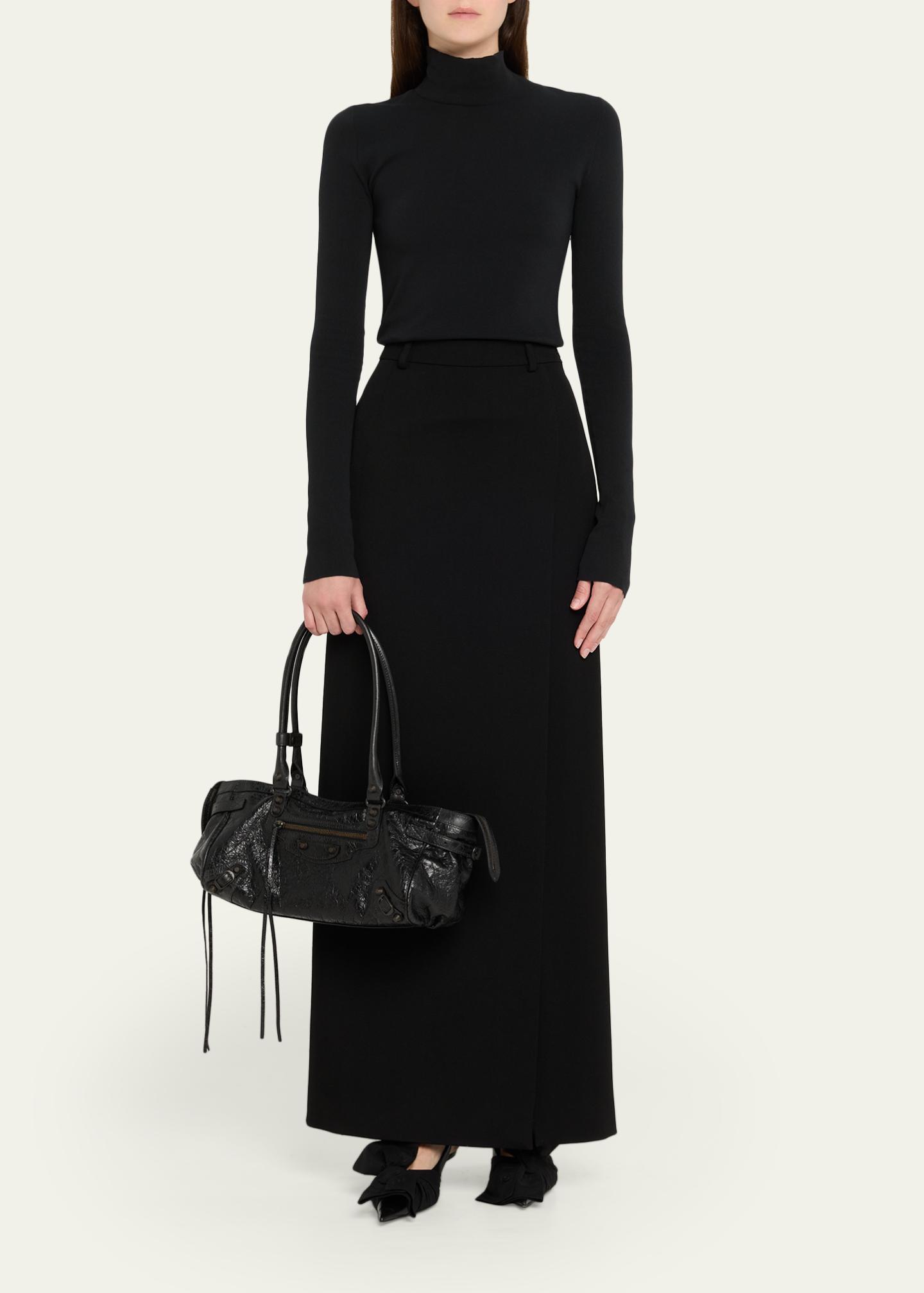 Balenciaga Le City East-West Shoulder Bag in Leather - Bergdorf 