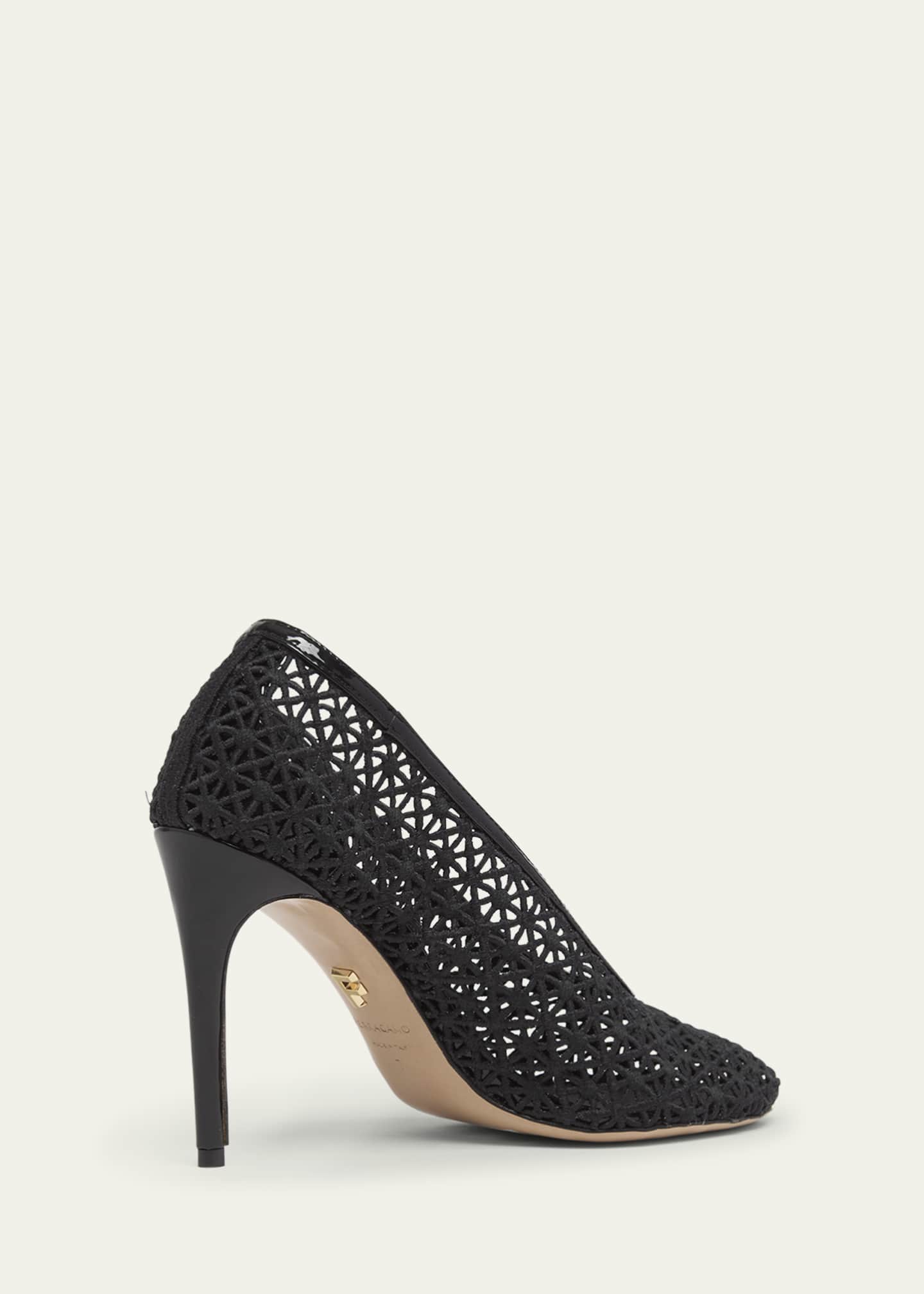 Ferragamo 95mm Sol Macrame Pumps - Bergdorf Goodman