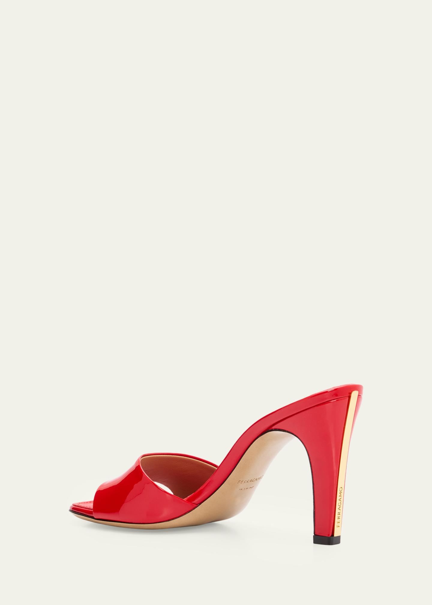 FERRAGAMO 95mm Tatiana Leather Mules - Bergdorf Goodman