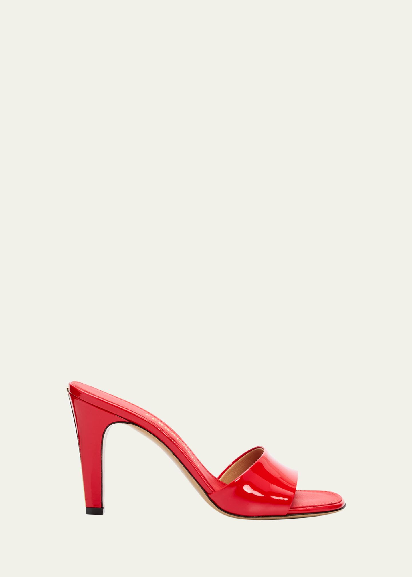 Ferragamo 95mm Tatiana Leather Mules - Bergdorf Goodman