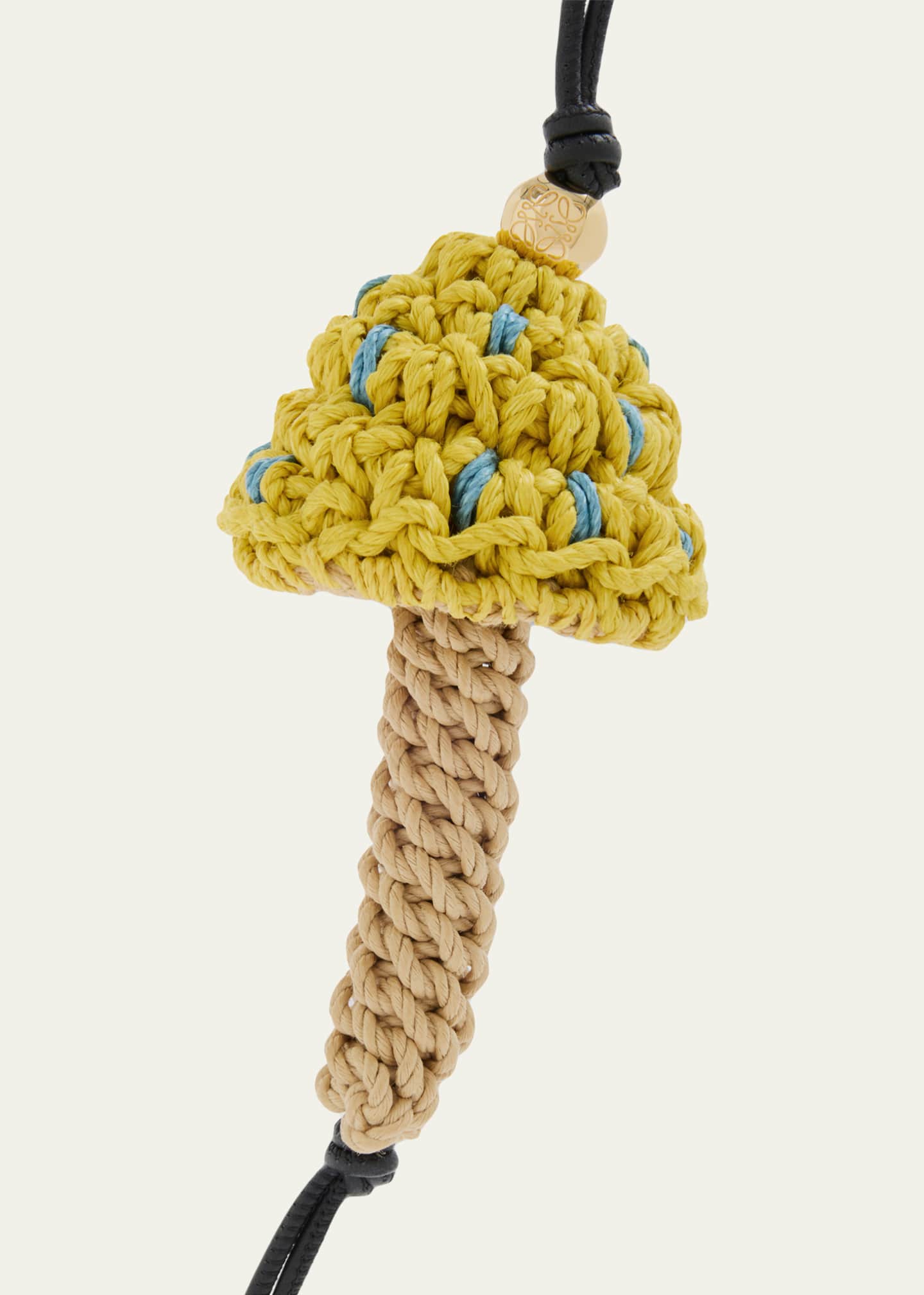 Loewe Woven Mushroom Bag Charm - Bergdorf Goodman