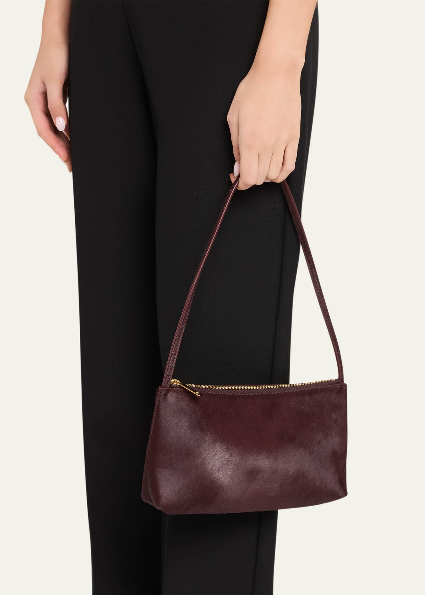 Mansur Gavriel Gaia Animal-Print Calf Hair Shoulder Bag - Bergdorf
