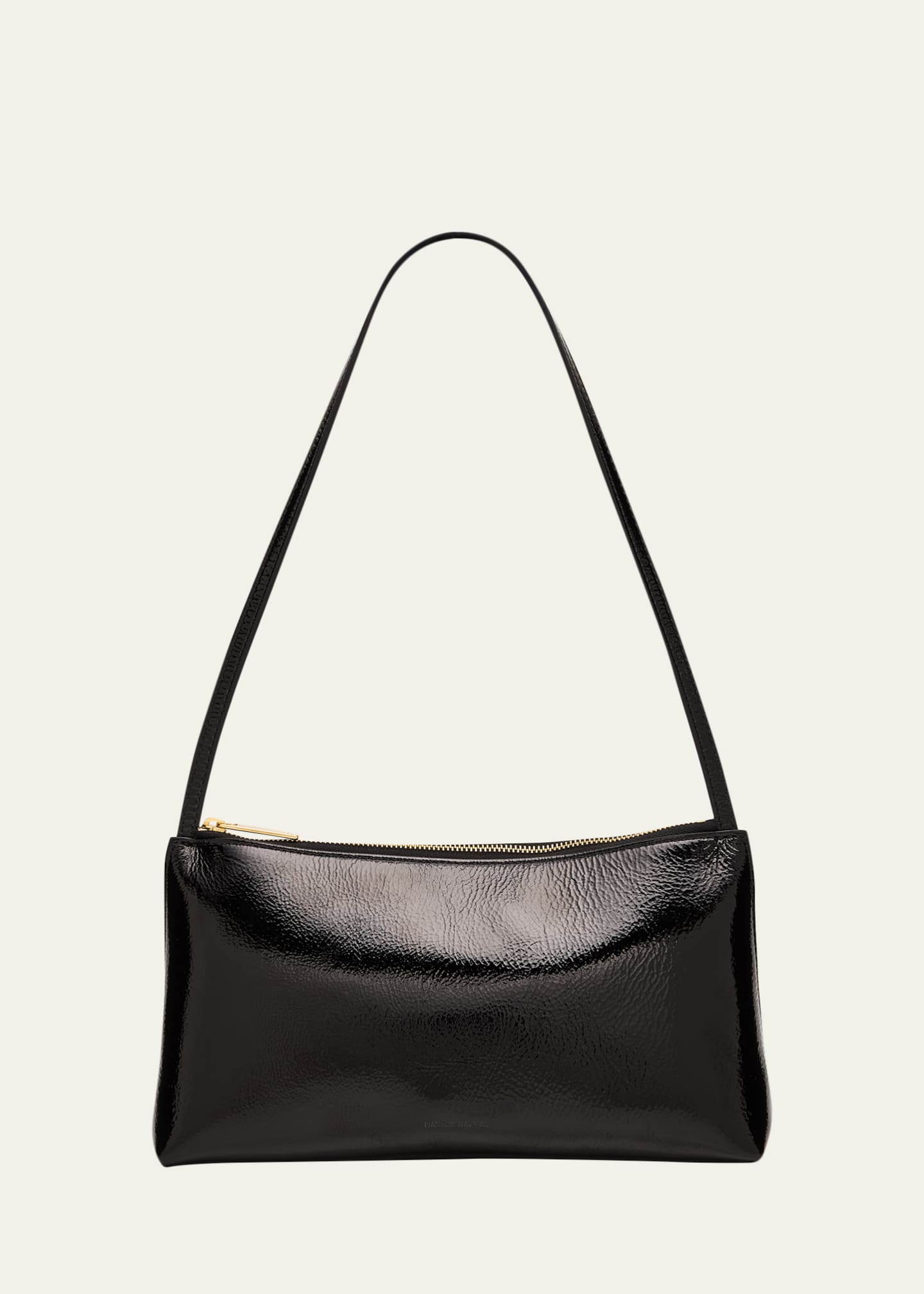 Mansur Gavriel Gaia Naplak Leather Shoulder Bag - Bergdorf Goodman