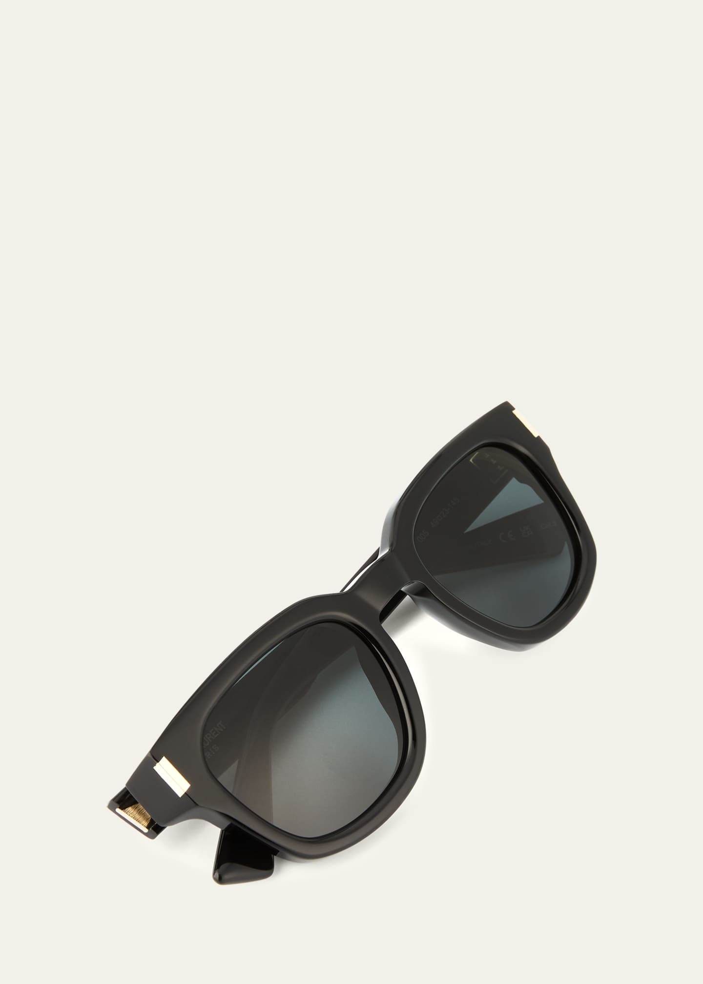 Saint Laurent Men's Sl 838-005 Acetate Square Sunglasses