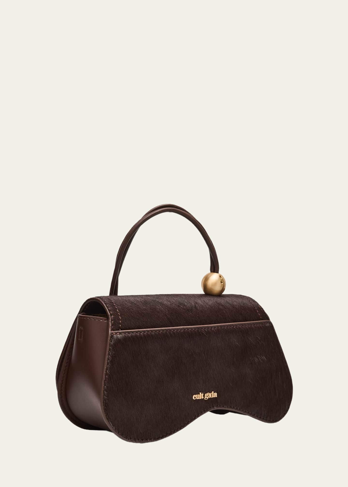 Cult Gaia Kazia Sculptural Calf Hair Crossbody Bag - Bergdorf Goodman