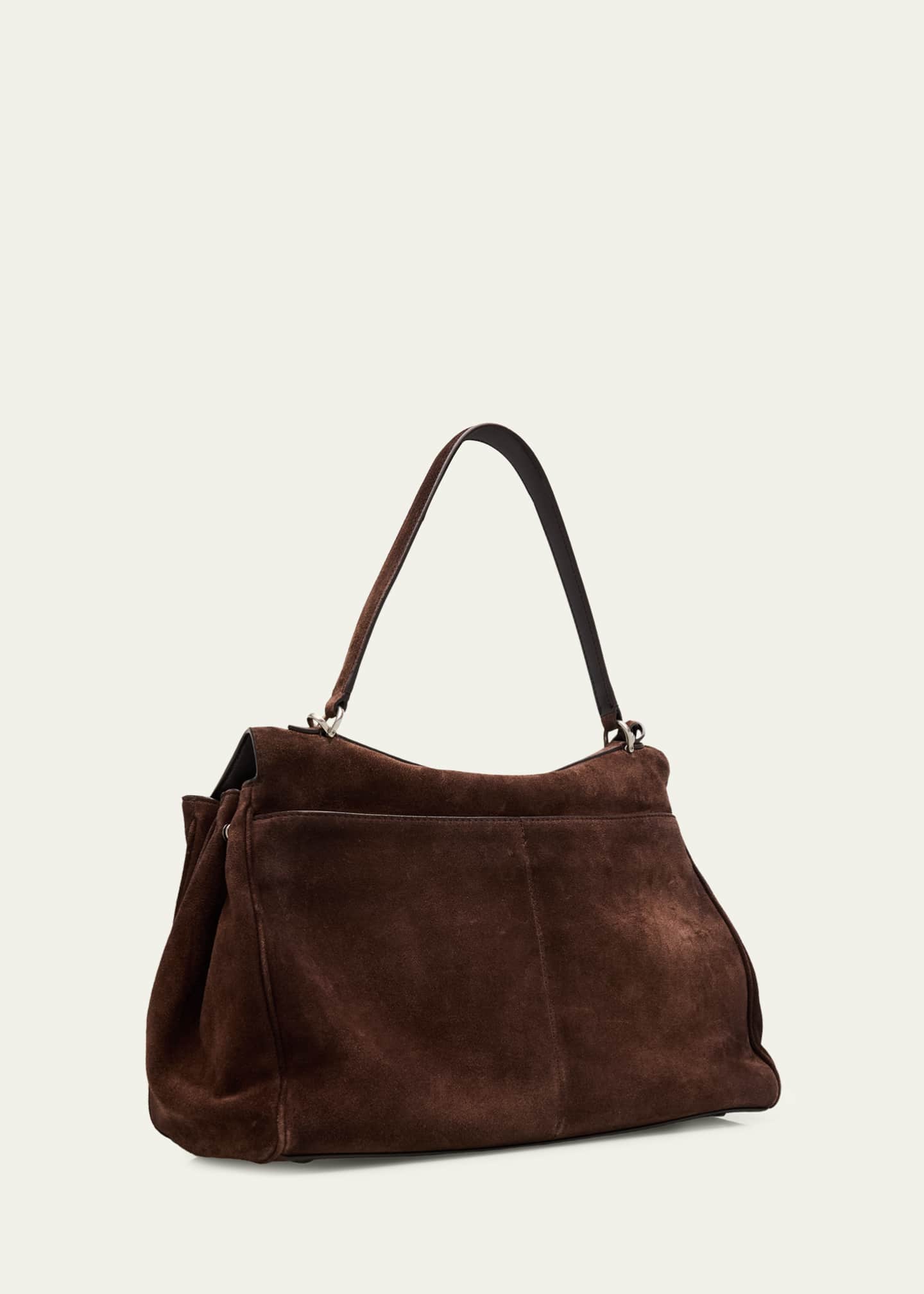 Balenciaga Rodeo Suede Top-Handle Bag - Bergdorf Goodman