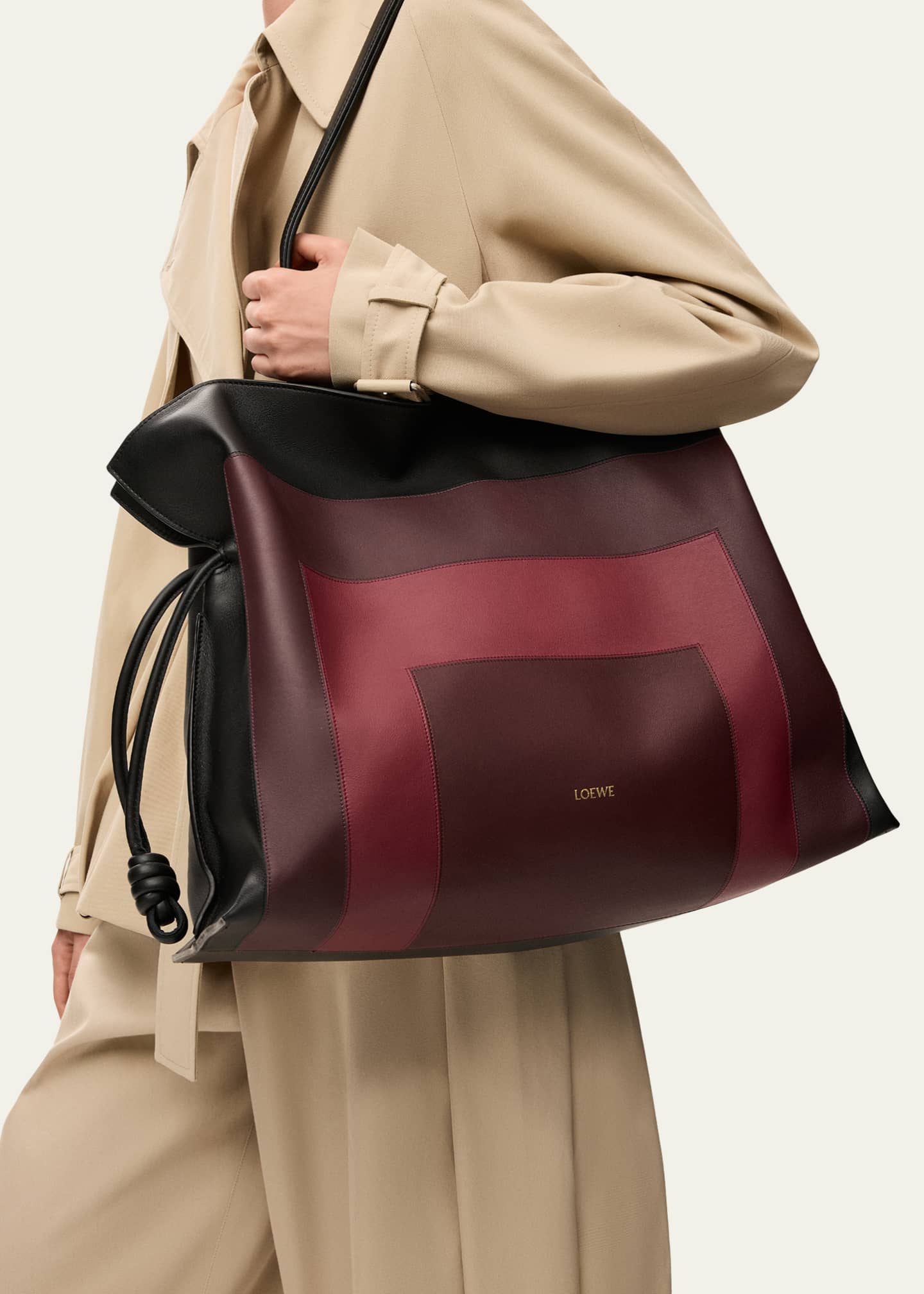 Loewe x Albers Flamenco XL Clutch Bag in Nappa Leather - Bergdorf