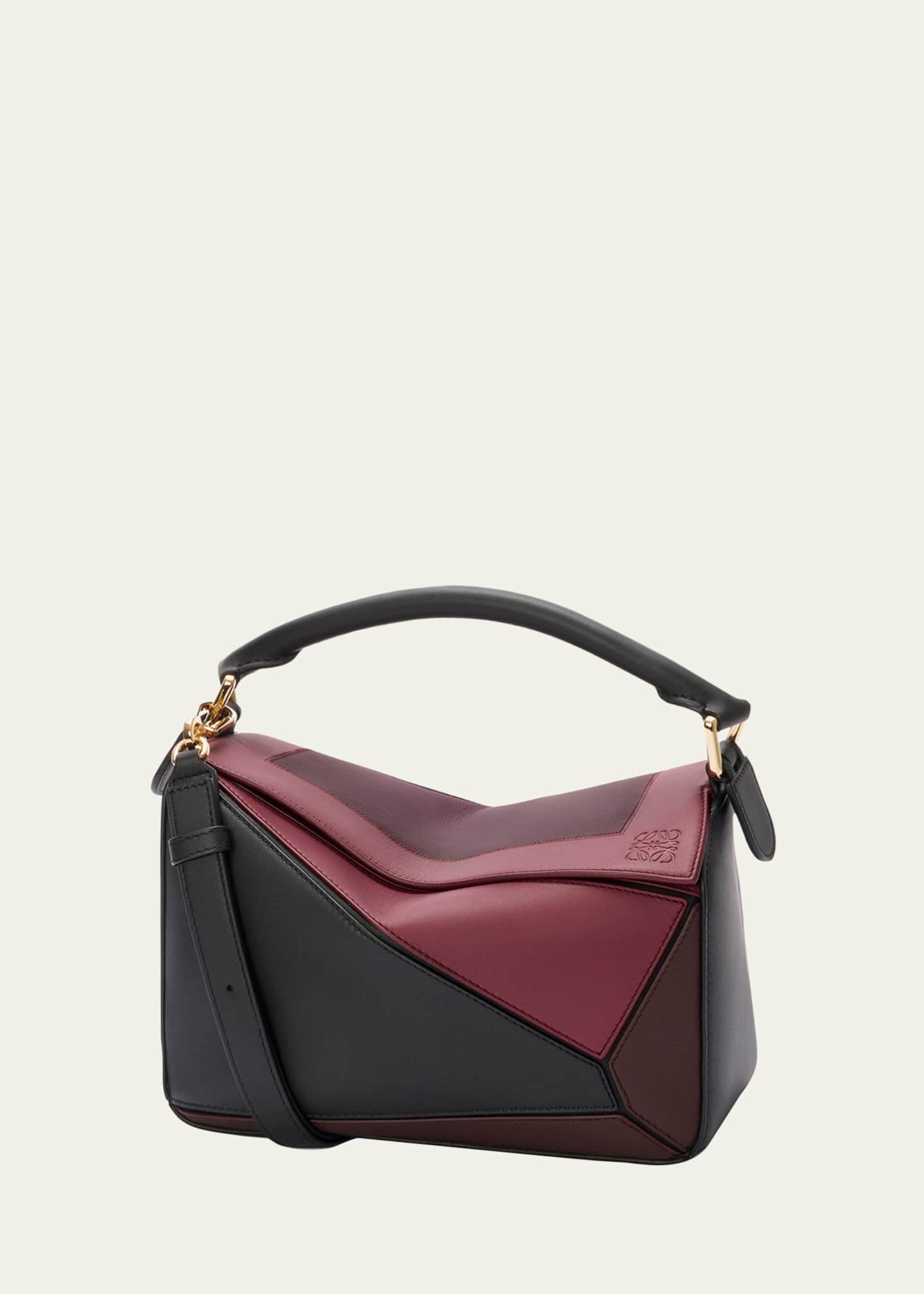 Loewe x Albers Puzzle Square Shoulder Bag in Leather - Bergdorf