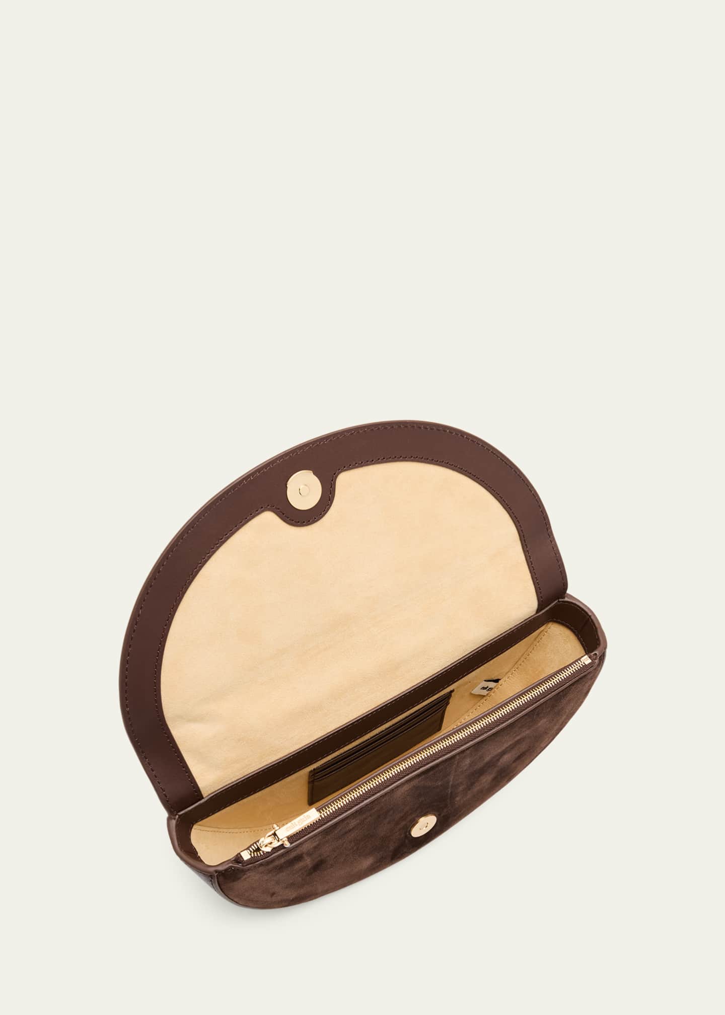 Cult Gaia Azariah Half-Moon Suede Top-Handle Bag - Bergdorf Goodman
