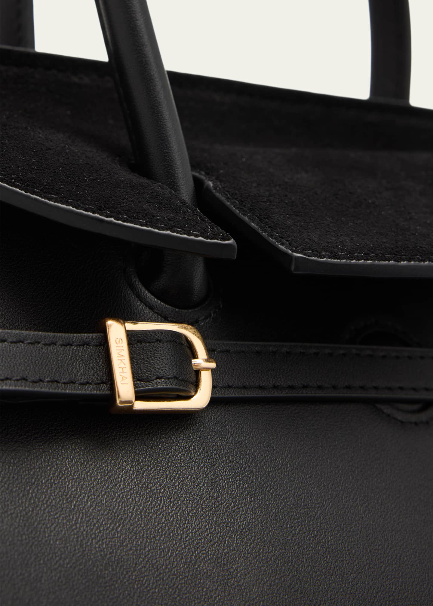SIMKHAI River Small Suede Flap Top-Handle Bag - Bergdorf Goodman