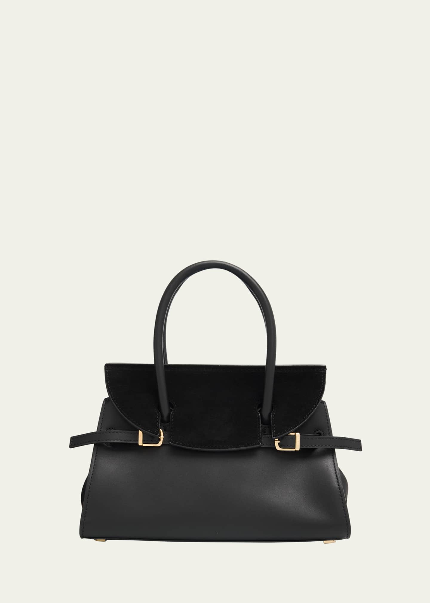 SIMKHAI River Small Suede Flap Top-Handle Bag - Bergdorf Goodman