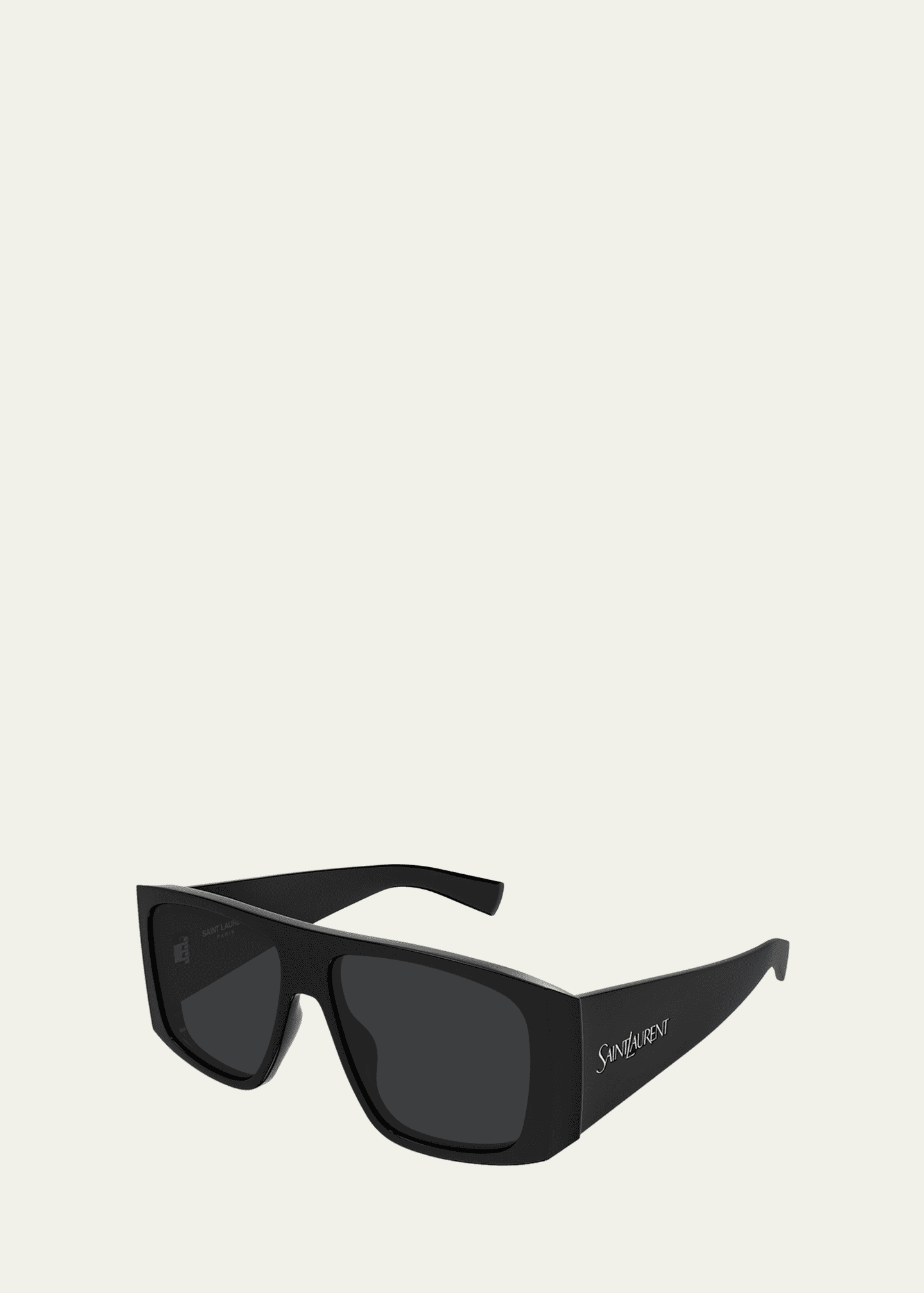 Saint Laurent 57mm Acetate Semi-Shield Sunglasses - Bergdorf Goodman