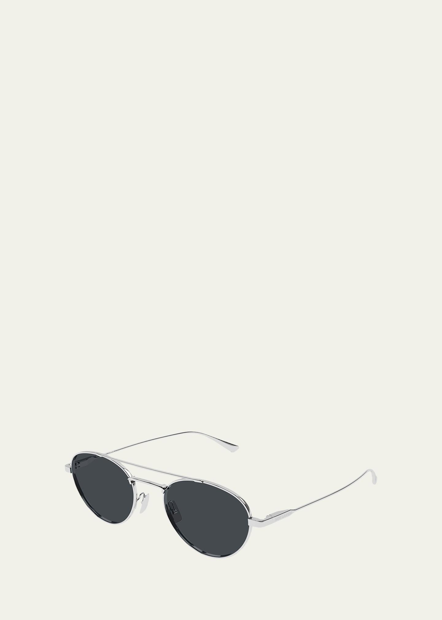 小物 vintage Saint Laurent Sunglasses Aviator Saint Laurent 51mm Metal Aviator Sunglasses - Bergdorf Goodman