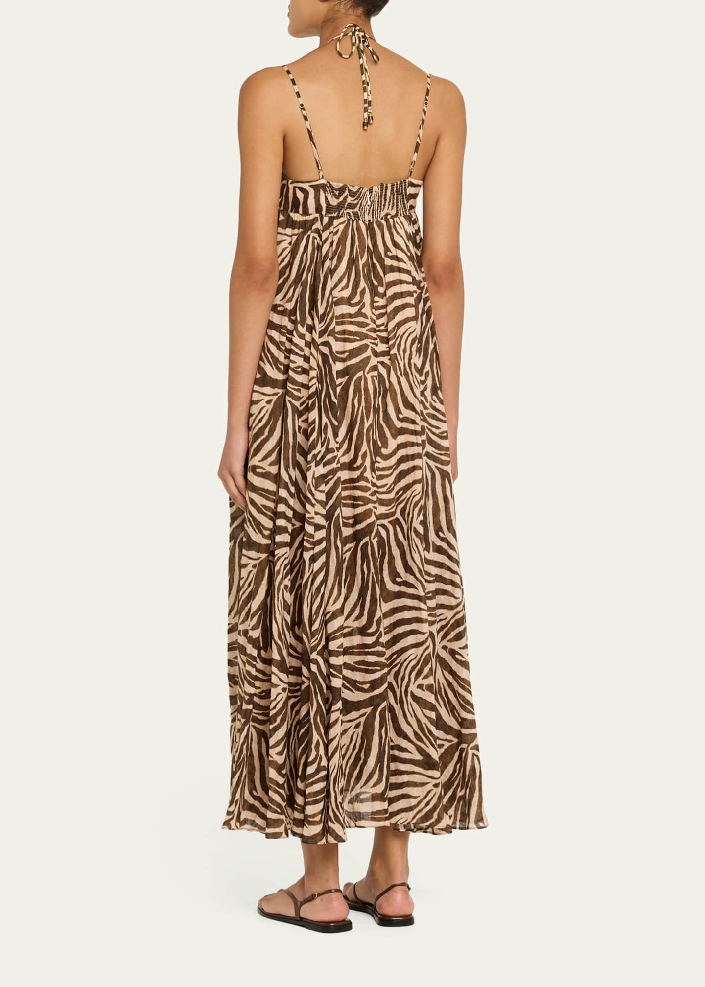 Zimmermann Wanderlust Zebra Maxi Dress, Women's, 4, Casual & Work Dresses Maxi Dresses