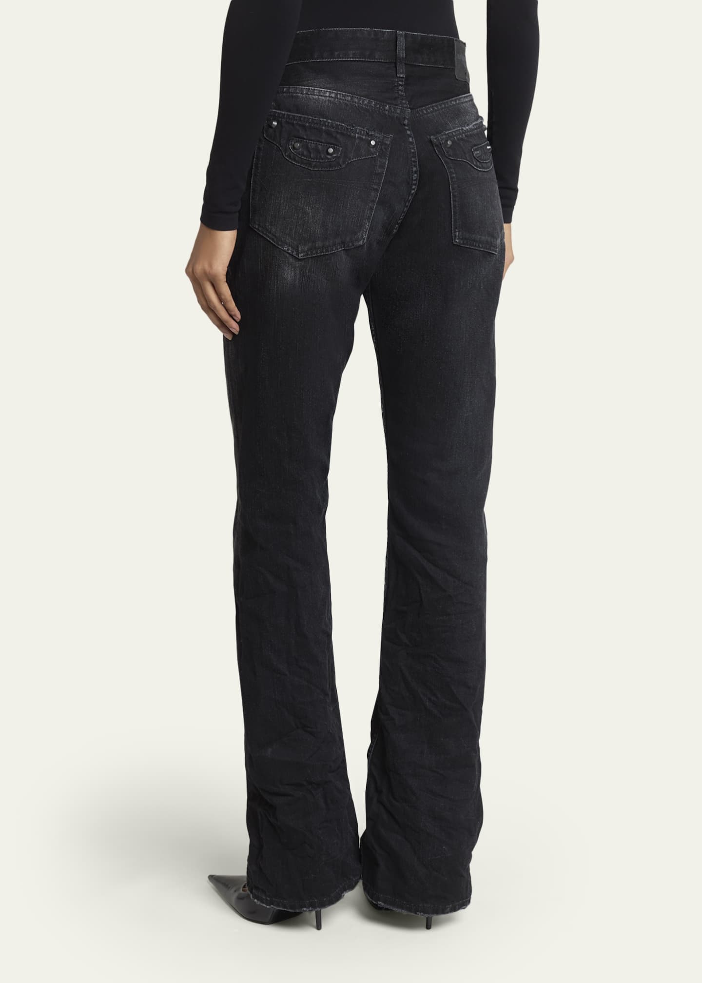 Balenciaga City Straight-Leg Jeans - Bergdorf Goodman