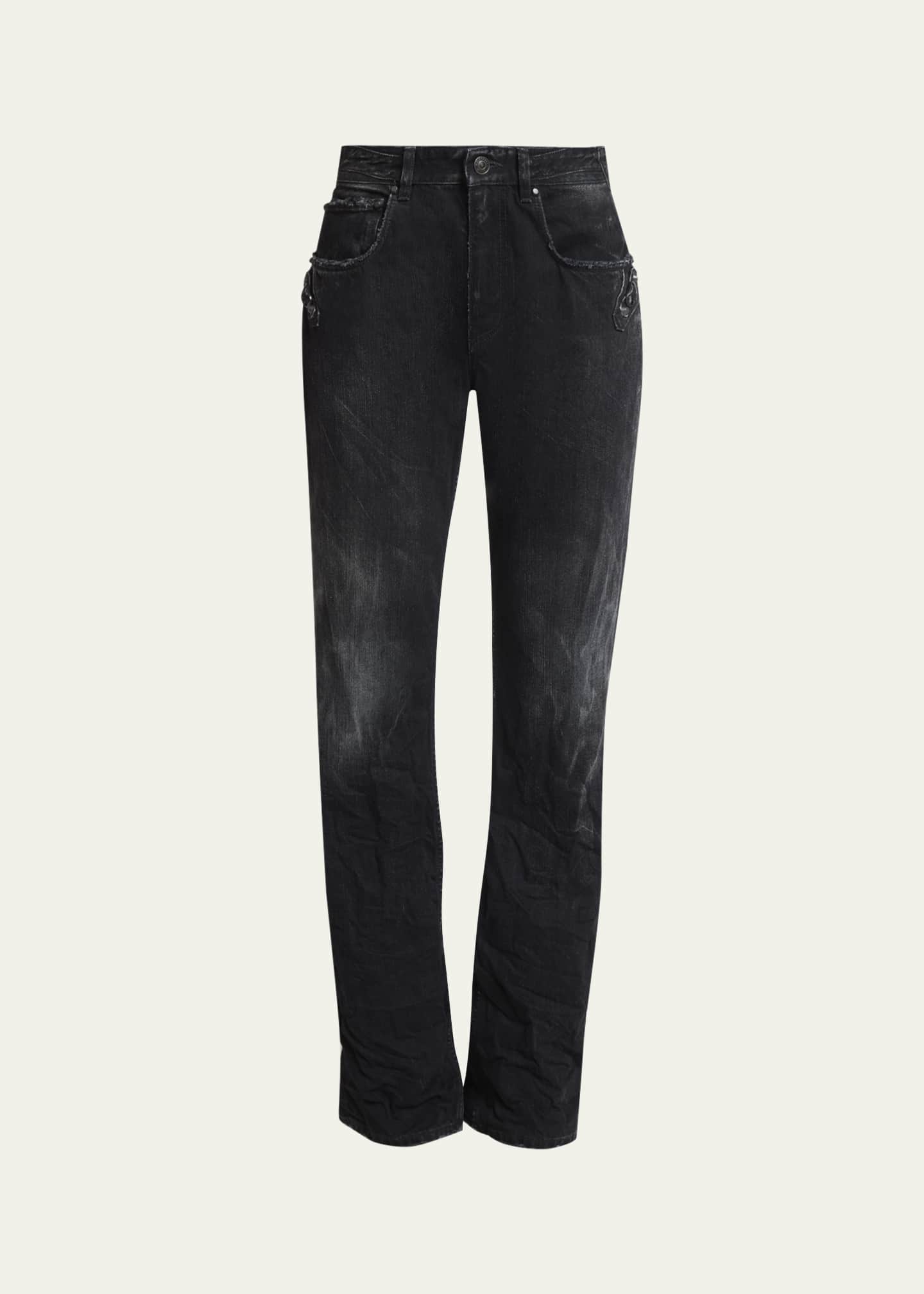 Balenciaga City Straight-Leg Jeans - Bergdorf Goodman
