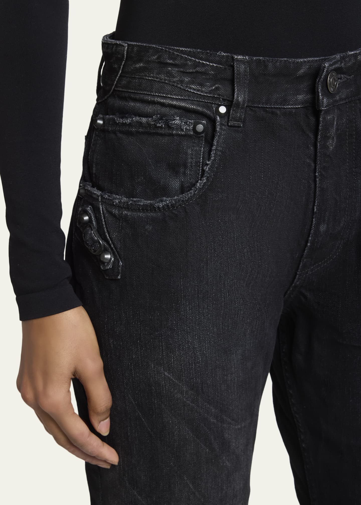 Balenciaga City Straight-Leg Jeans - Bergdorf Goodman