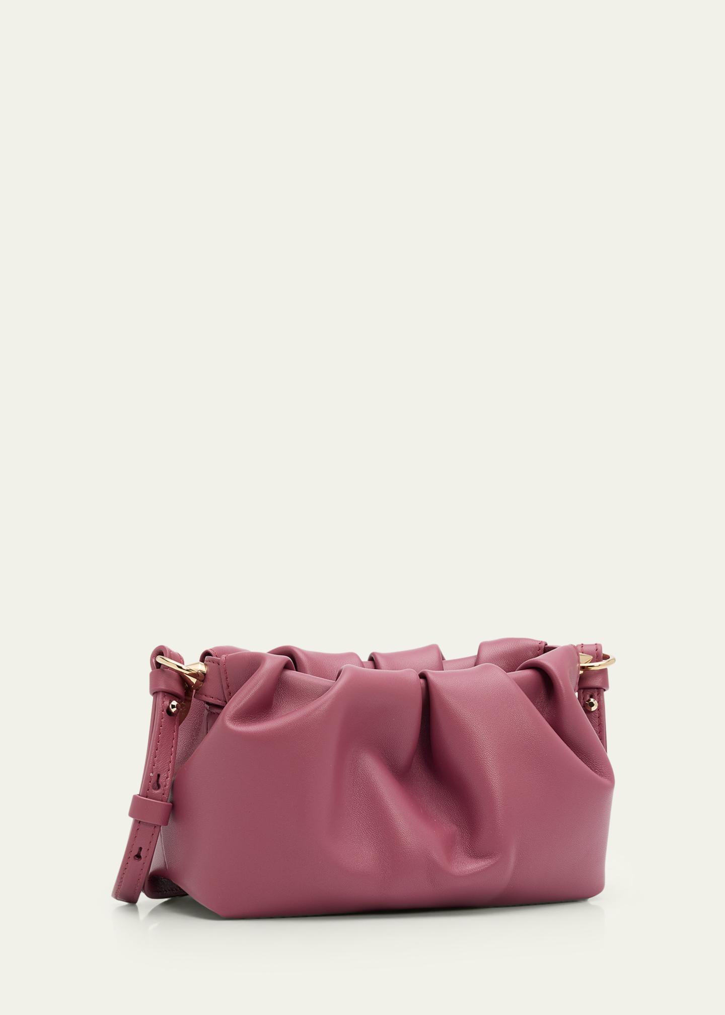 Christian Louboutin Eva Mini Pleated Crossbody Bag in Nappa