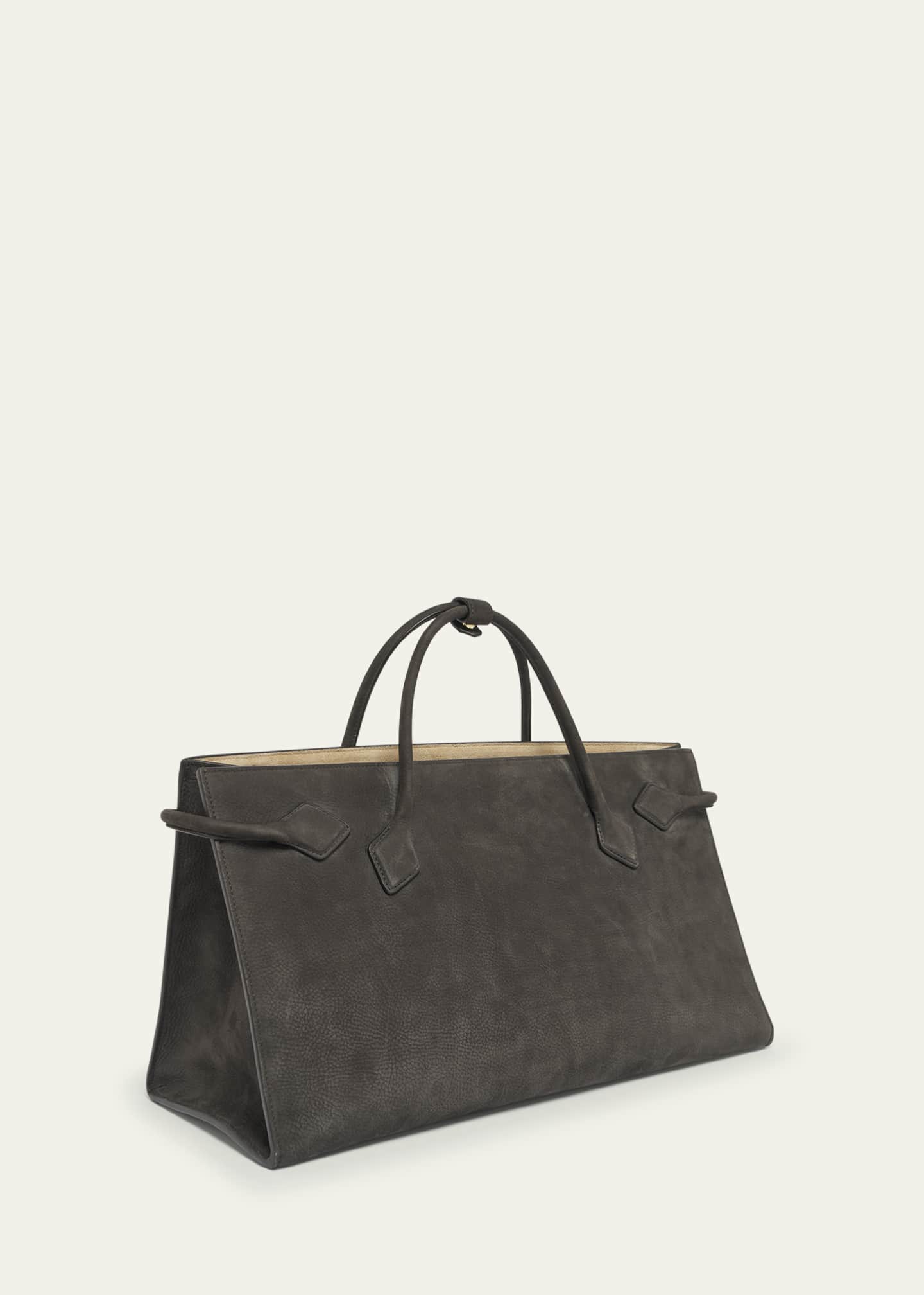 ALAIA Le Teckel Suede Tote Bag - Bergdorf Goodman