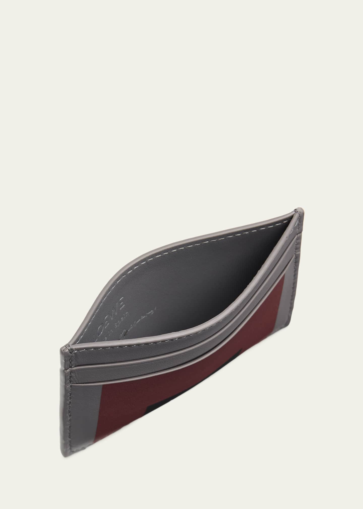 Loewe x Albers Men's Plain Leather Cardholder - Bergdorf Goodman