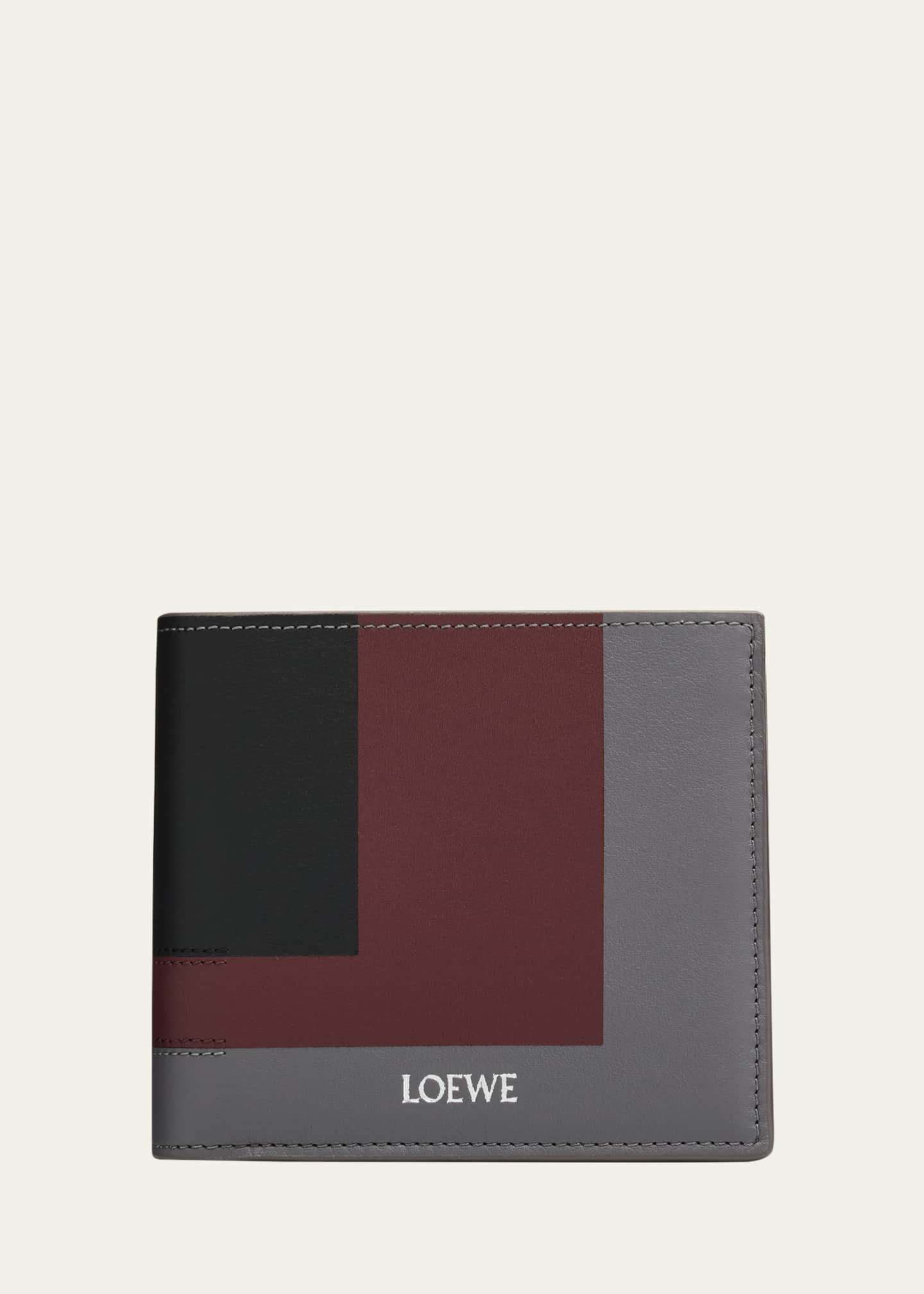 Loewe x Albers Men's Leather Bifold Wallet - Bergdorf Goodman
