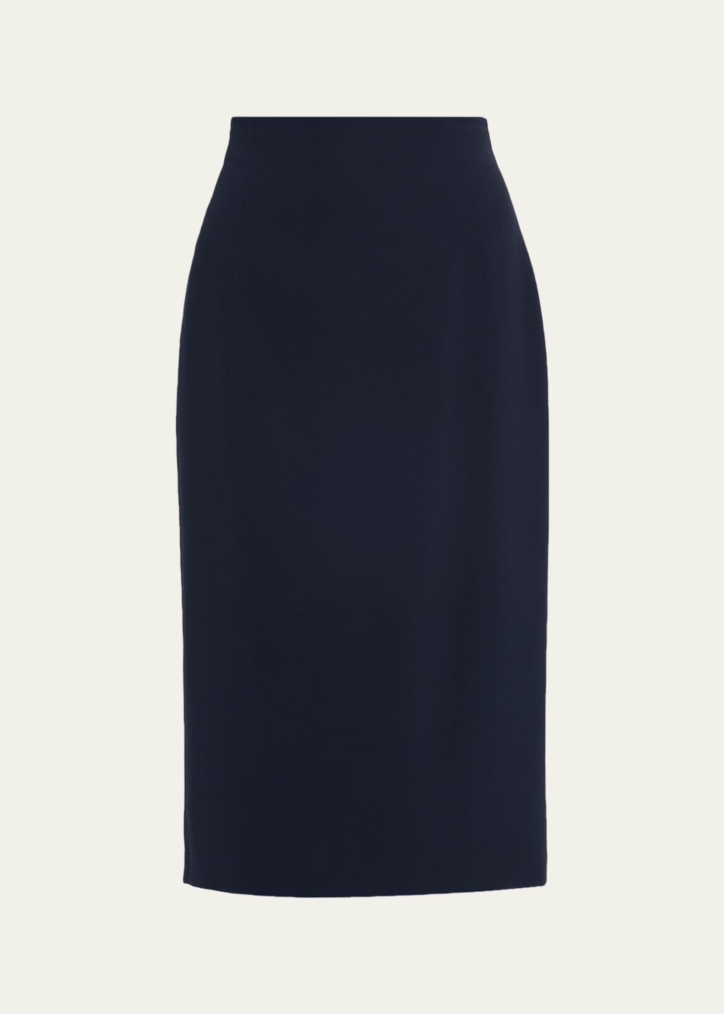 Lafayette 148 New York Finesse Crepe Midi Pencil Skirt - Bergdorf