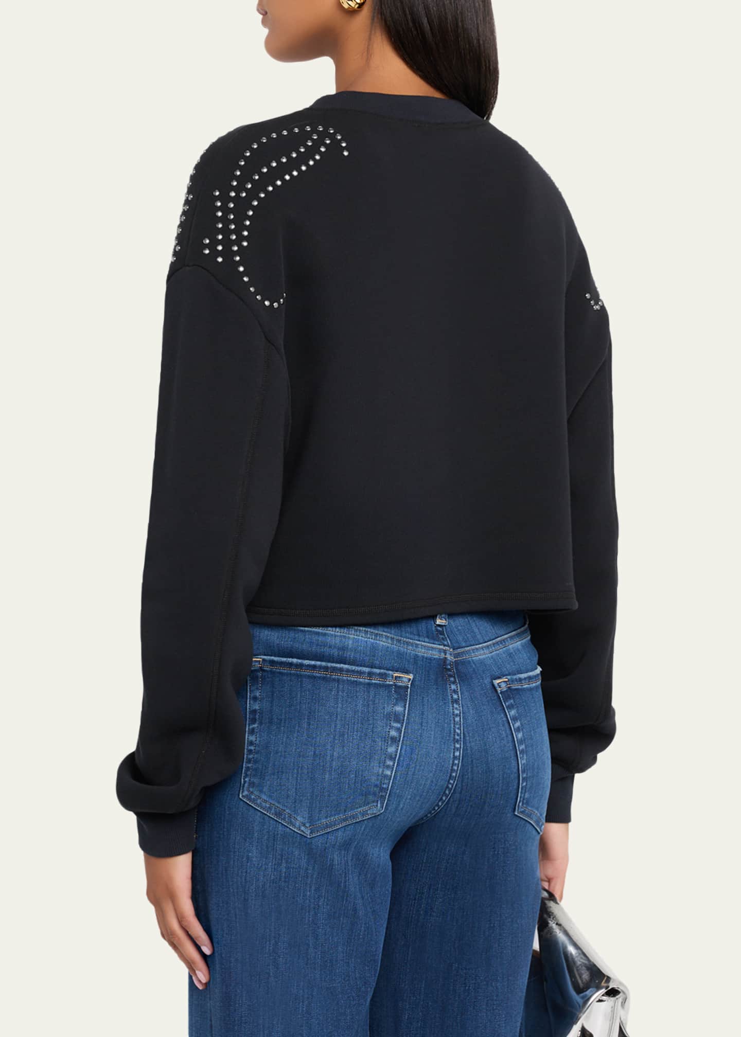 Rag & Bone Cropped Vintage Terry Sweatshirt - Bergdorf Goodman