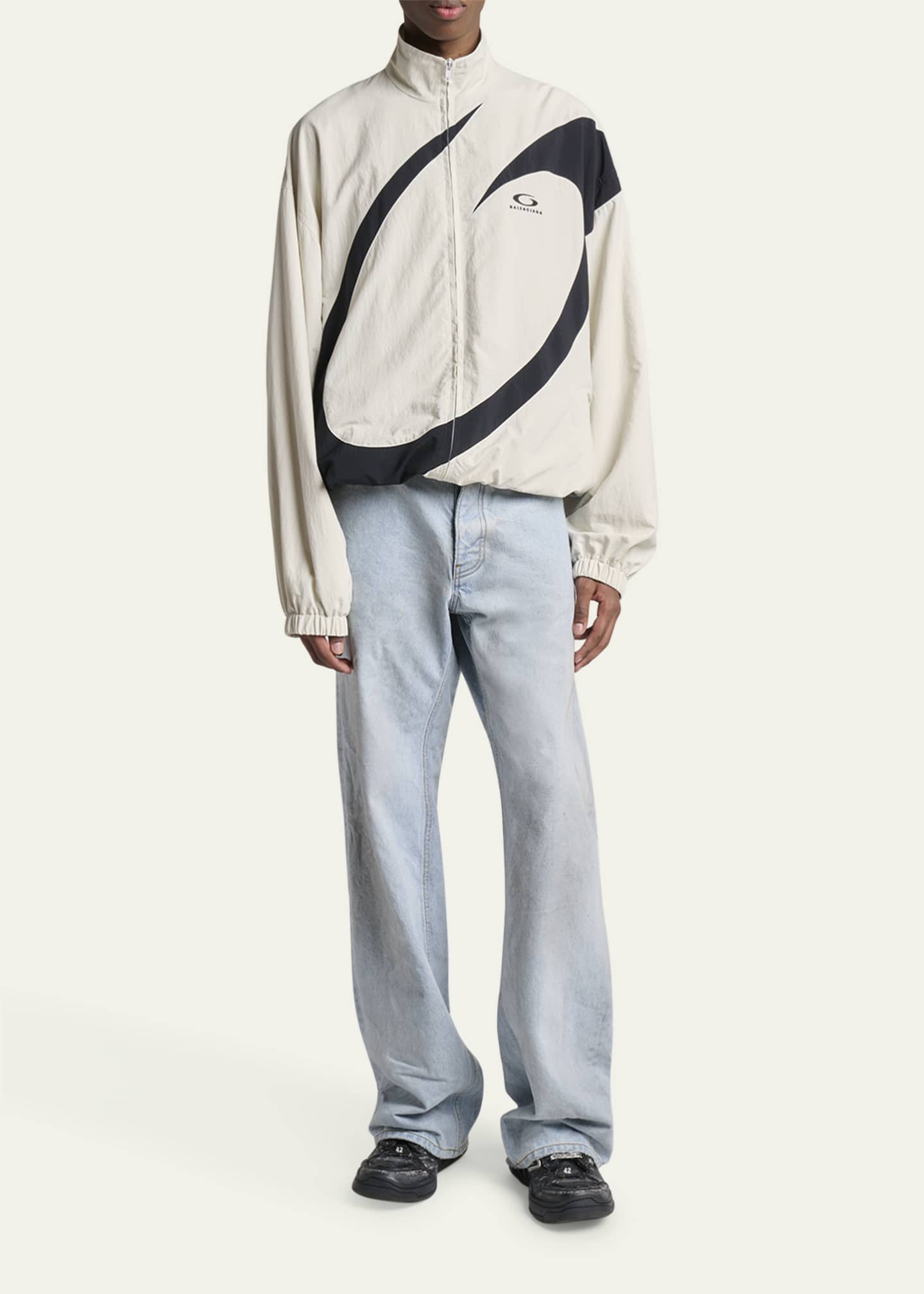 Men's Hamptons Calfskin Low-Top Sneakers