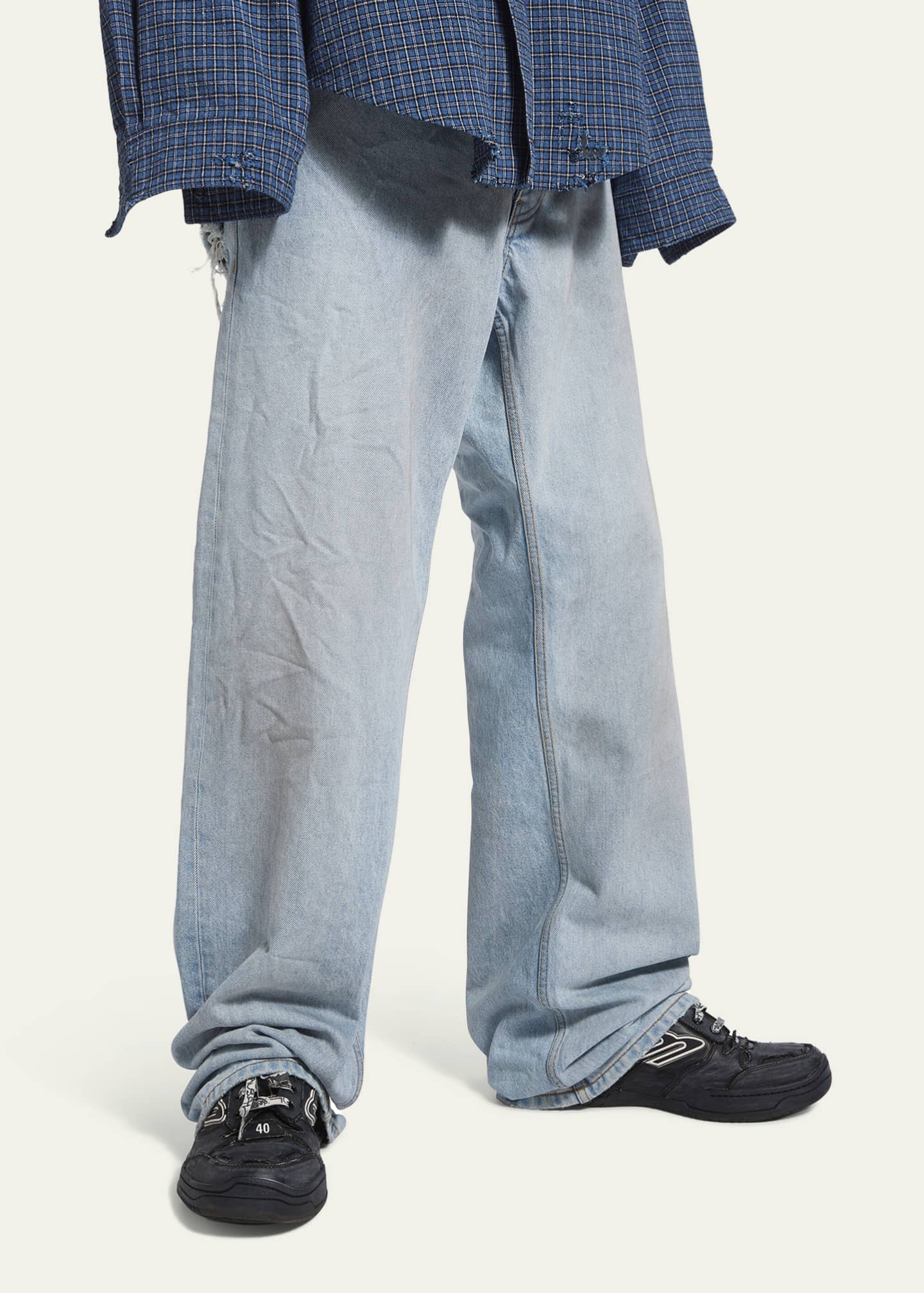 Men's The Hamptons Leather and Polyester Sneakers