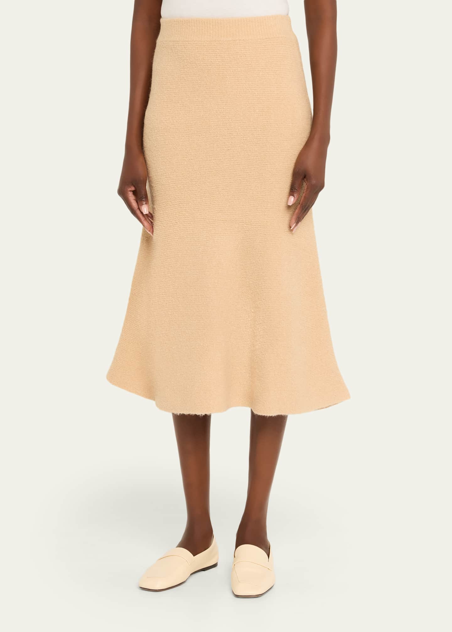 Anna Quan Campbell Bouclé Knit Midi Skirt - Bergdorf Goodman