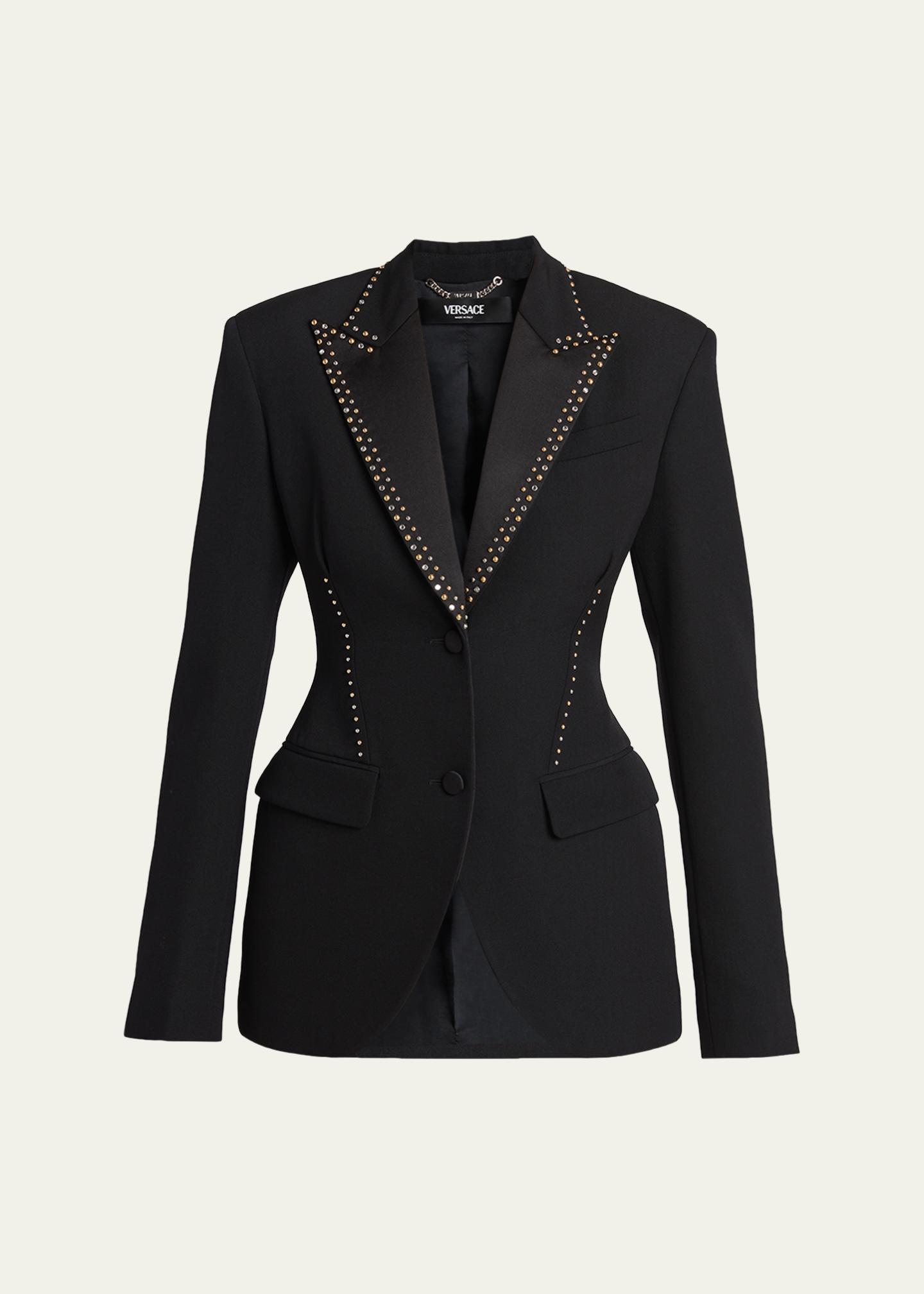 D*s様 【VERSACE】ウールジャケット　L Versace Studded Single-Breasted Jacket - Bergdorf Goodman