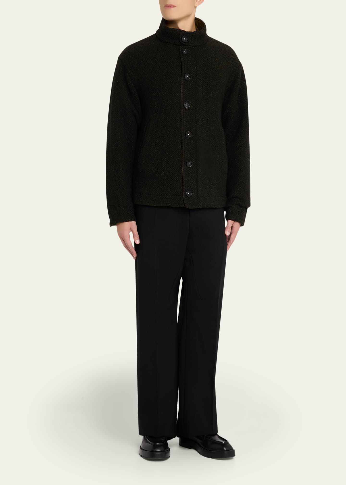 Massimo Alba Men's Marcos Herringbone Virgin Wool Jacket